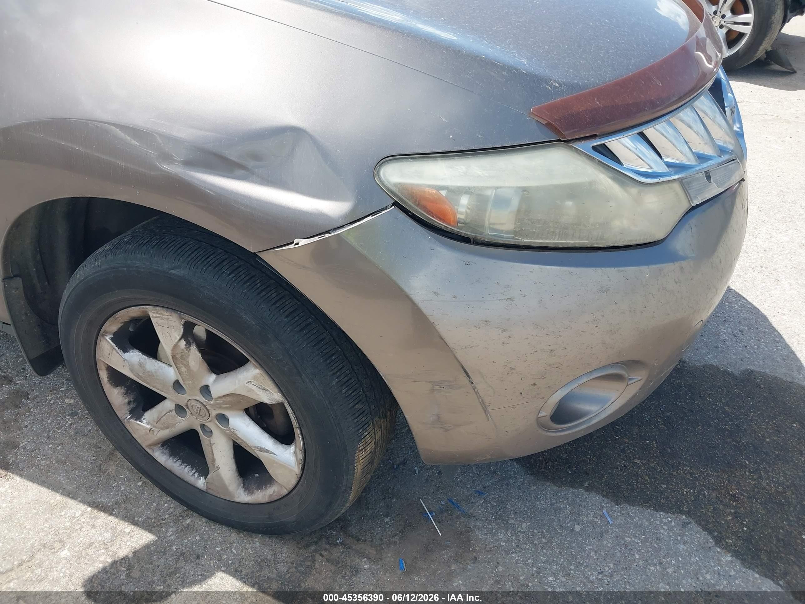 2010 Nissan Murano Sl Tan vin: JN8AZ1MU0AW007580