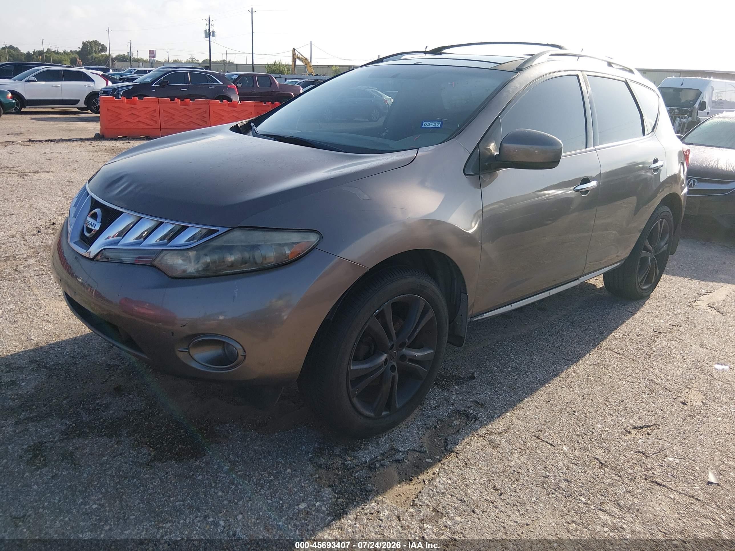2010 Nissan Murano Le Tan vin: JN8AZ1MU0AW011161