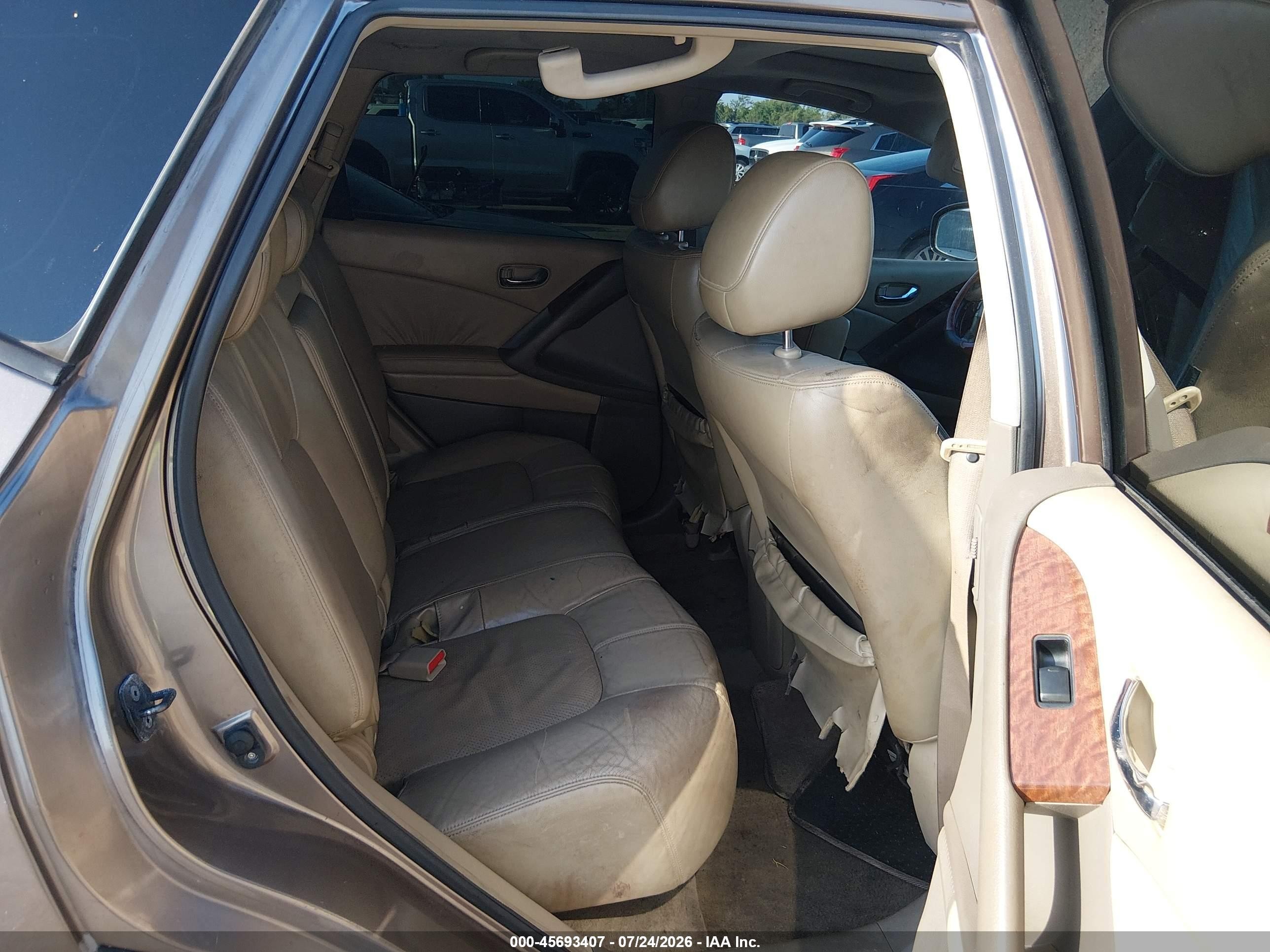 2010 Nissan Murano Le Tan vin: JN8AZ1MU0AW011161
