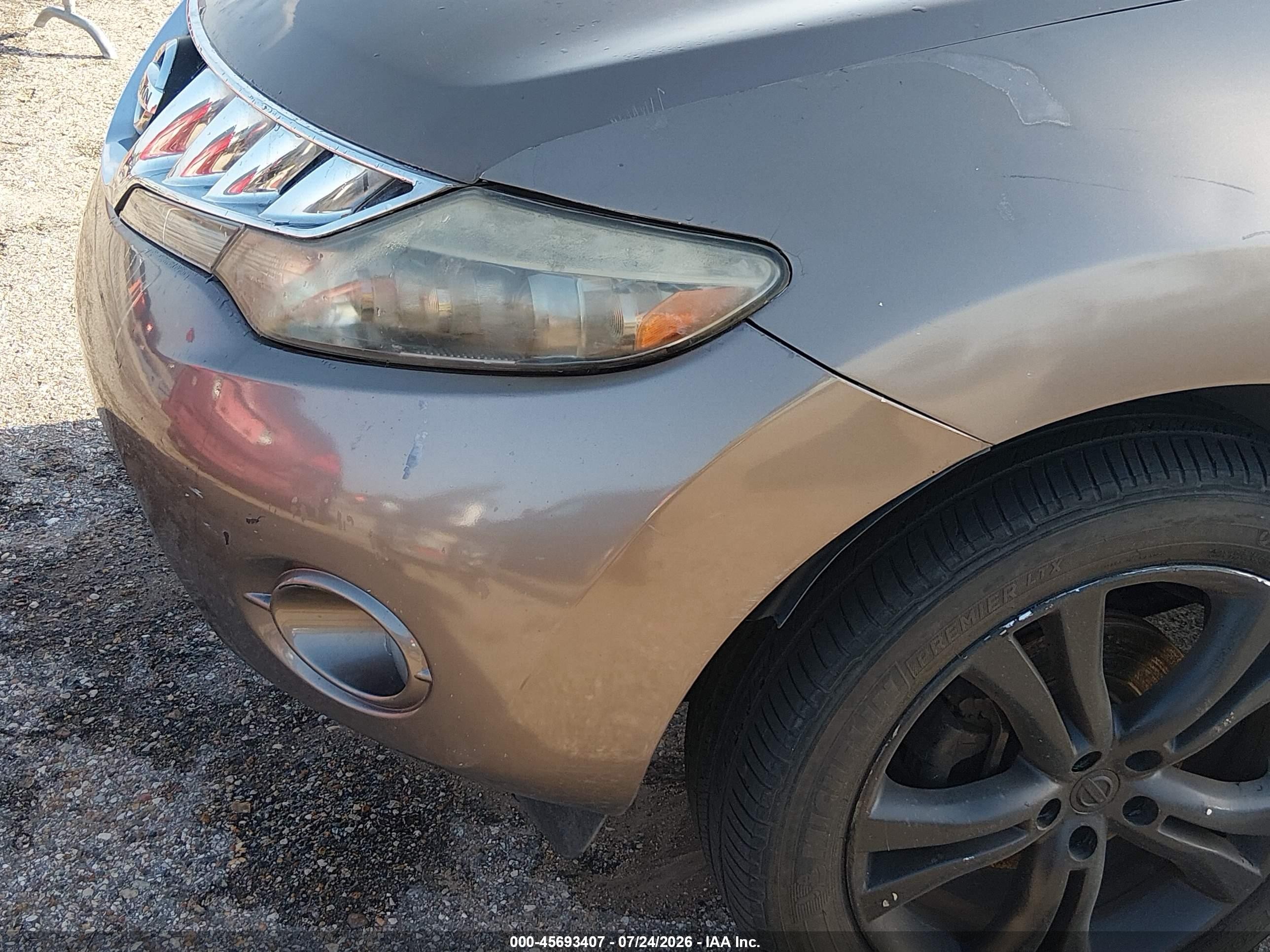 2010 Nissan Murano Le Tan vin: JN8AZ1MU0AW011161