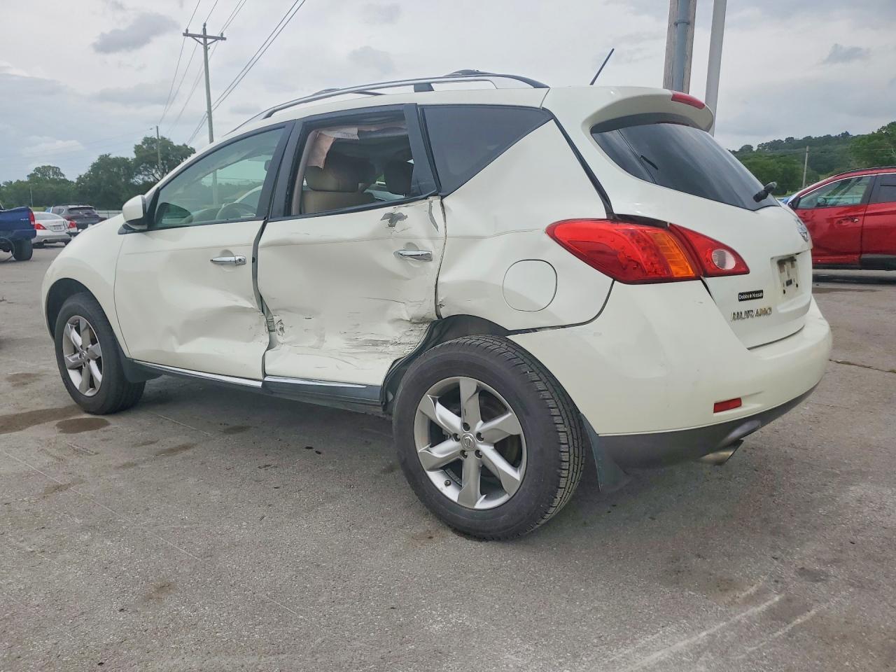 2010 Nissan Murano S Белый vin: JN8AZ1MU0AW014058