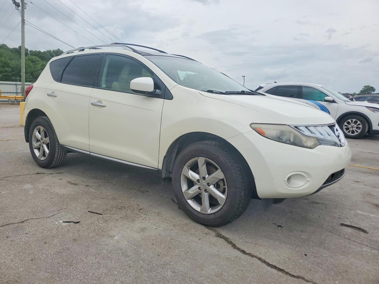 2010 Nissan Murano S Белый vin: JN8AZ1MU0AW014058