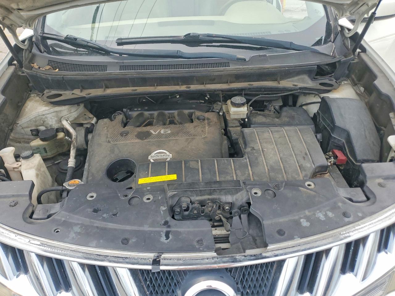 2010 Nissan Murano S Белый vin: JN8AZ1MU0AW014058