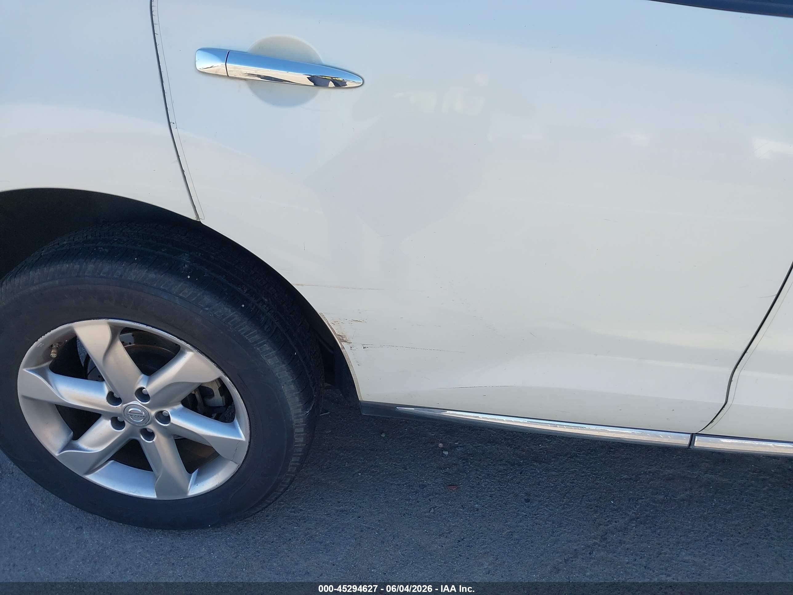 2010 Nissan Murano Sl White vin: JN8AZ1MU0AW015291