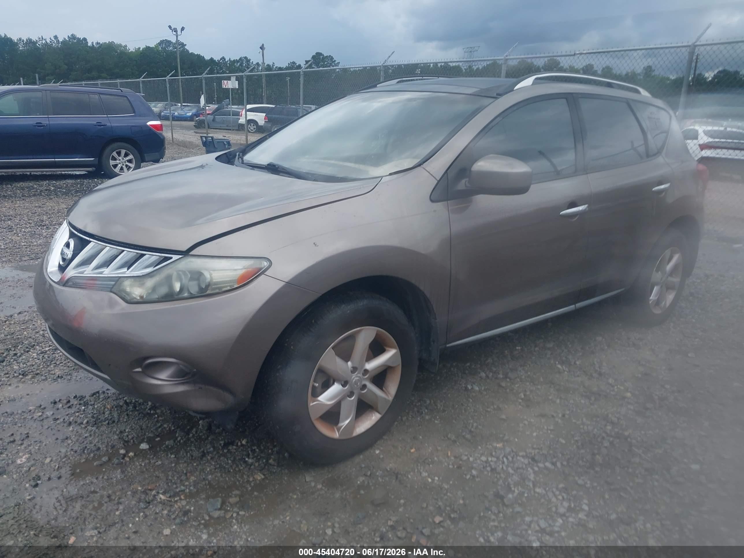 2010 Nissan Murano Sl Gold vin: JN8AZ1MU0AW020037