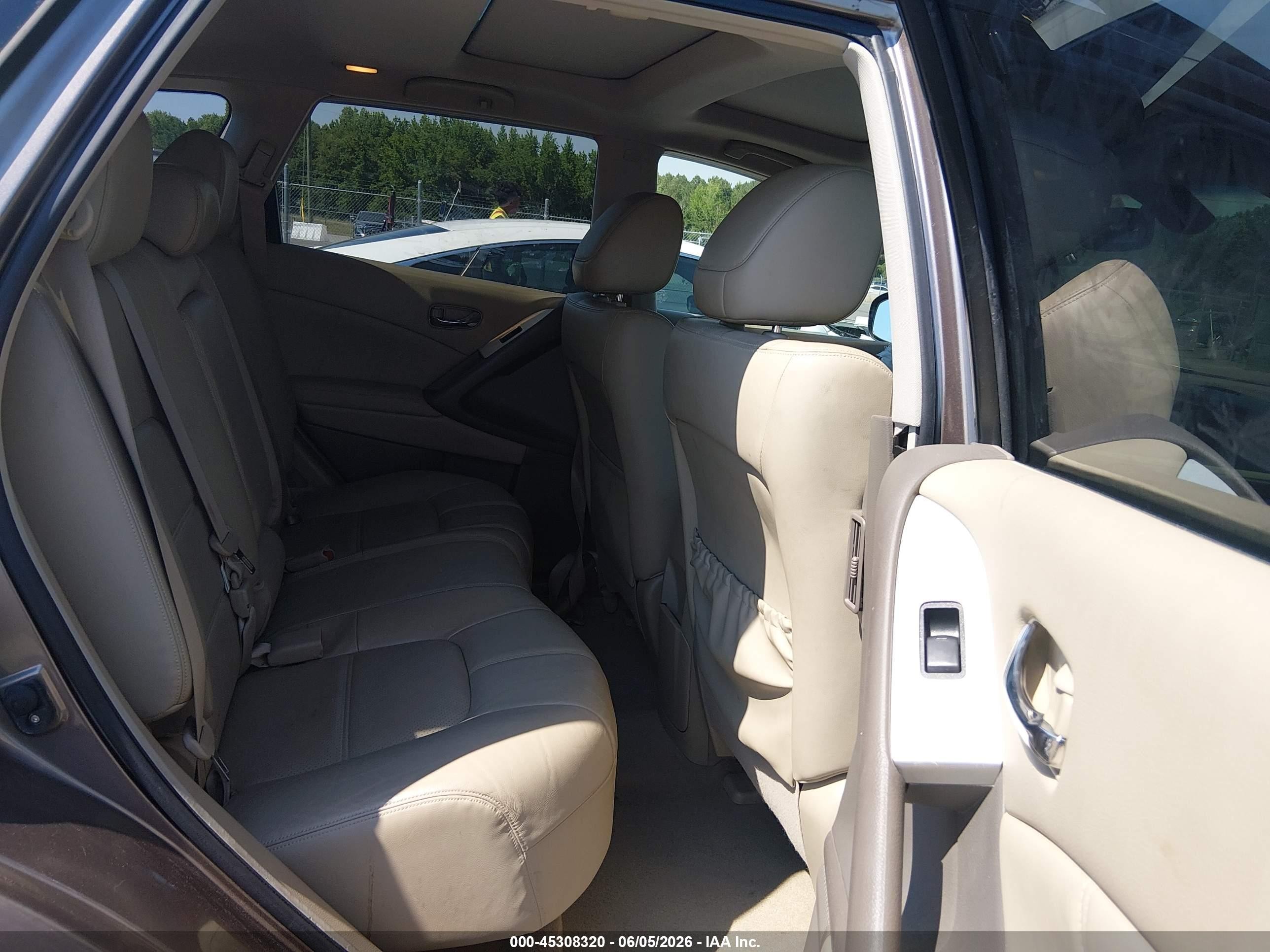 2011 Nissan Murano Sl Gray vin: JN8AZ1MU0BW060412