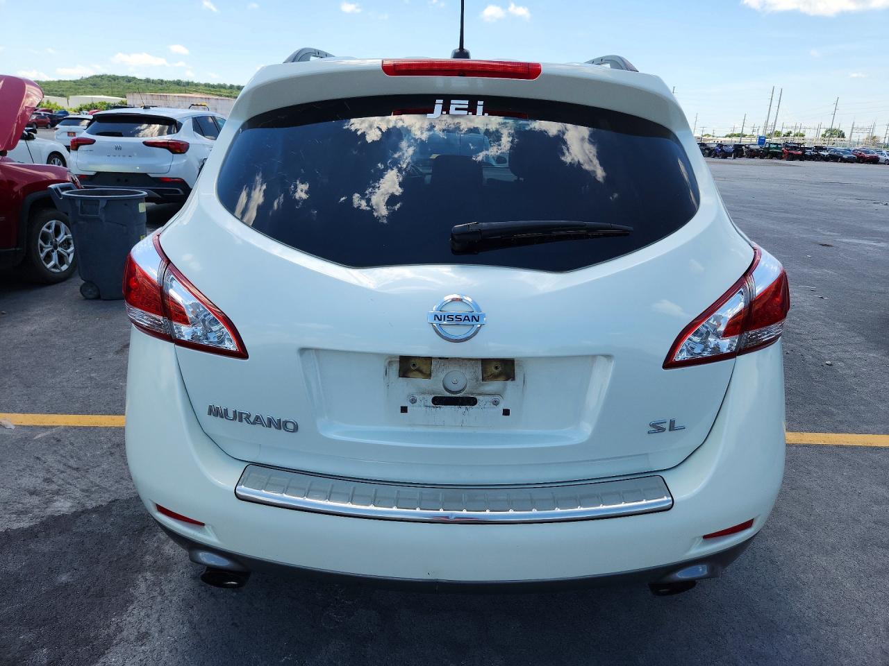 2011 Nissan Murano S White vin: JN8AZ1MU0BW061785