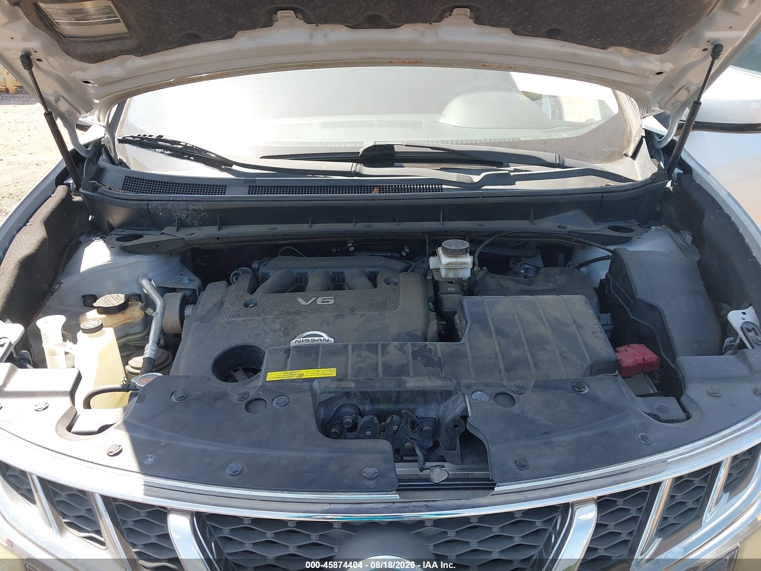 2012 Nissan Murano S Silver vin: JN8AZ1MU0CW100621