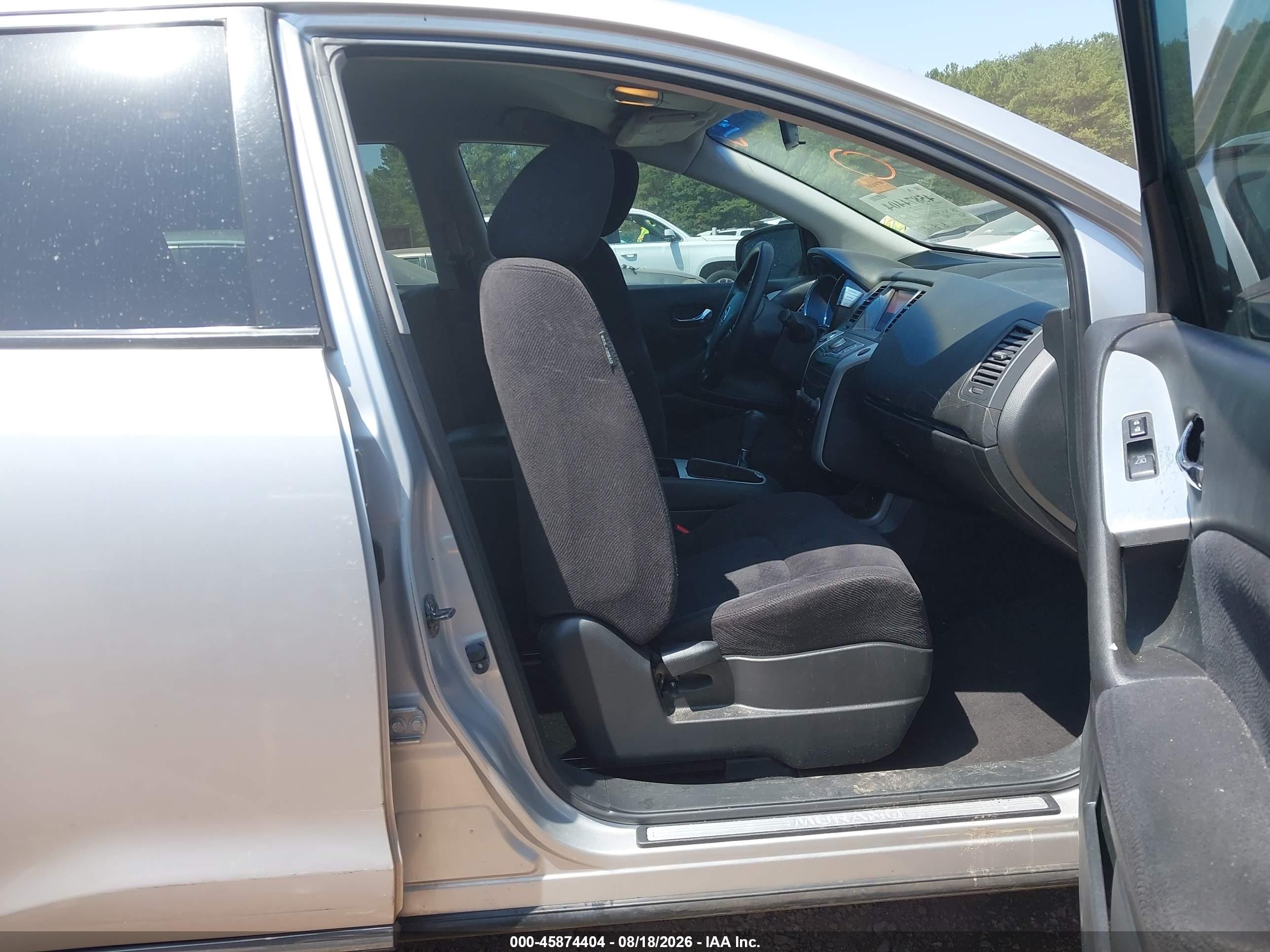 2012 Nissan Murano S Silver vin: JN8AZ1MU0CW100621