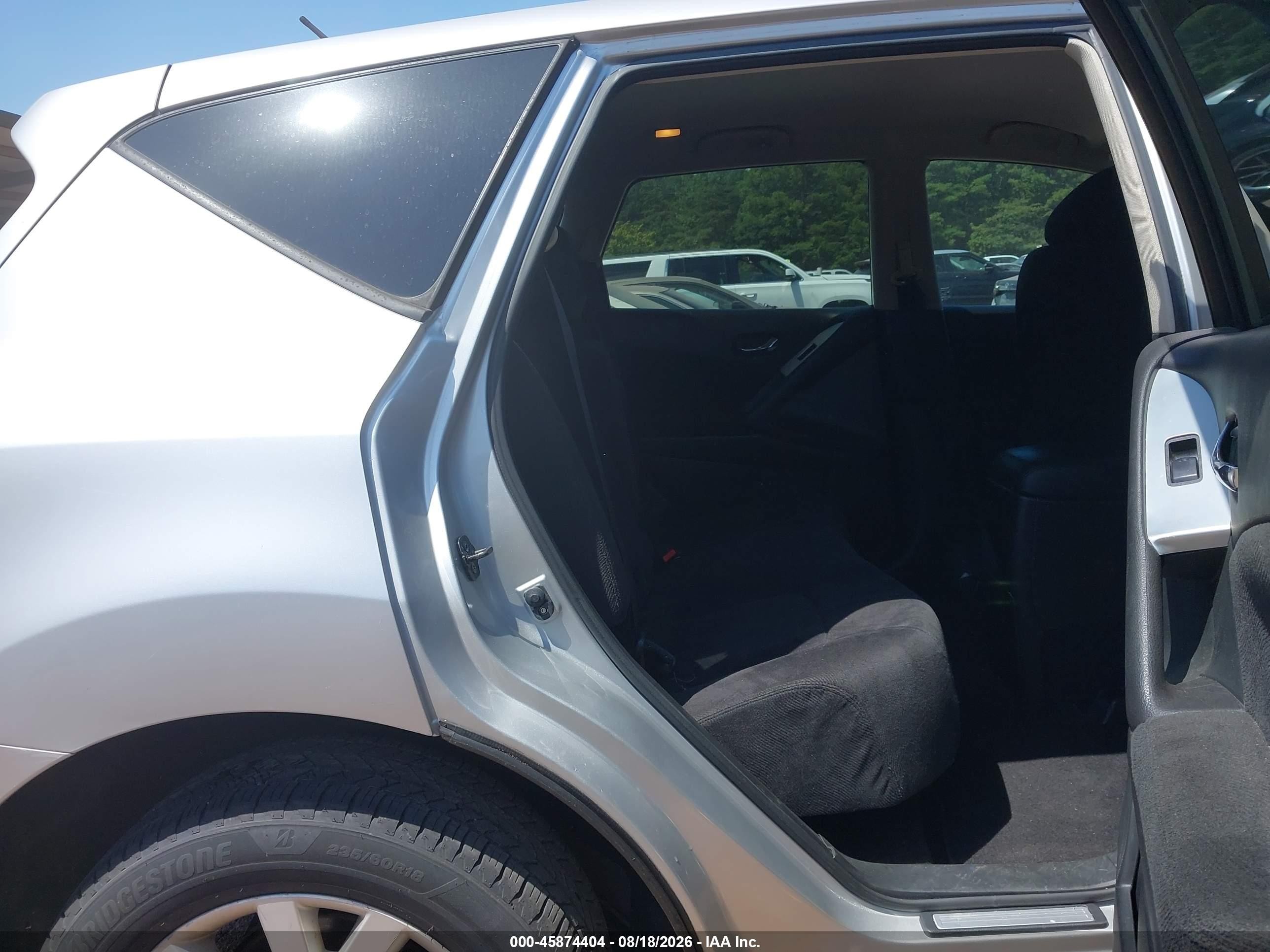 2012 Nissan Murano S Silver vin: JN8AZ1MU0CW100621