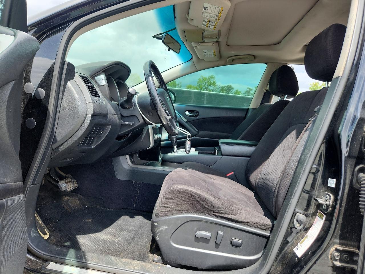 2012 Nissan Murano S Black vin: JN8AZ1MU0CW107617