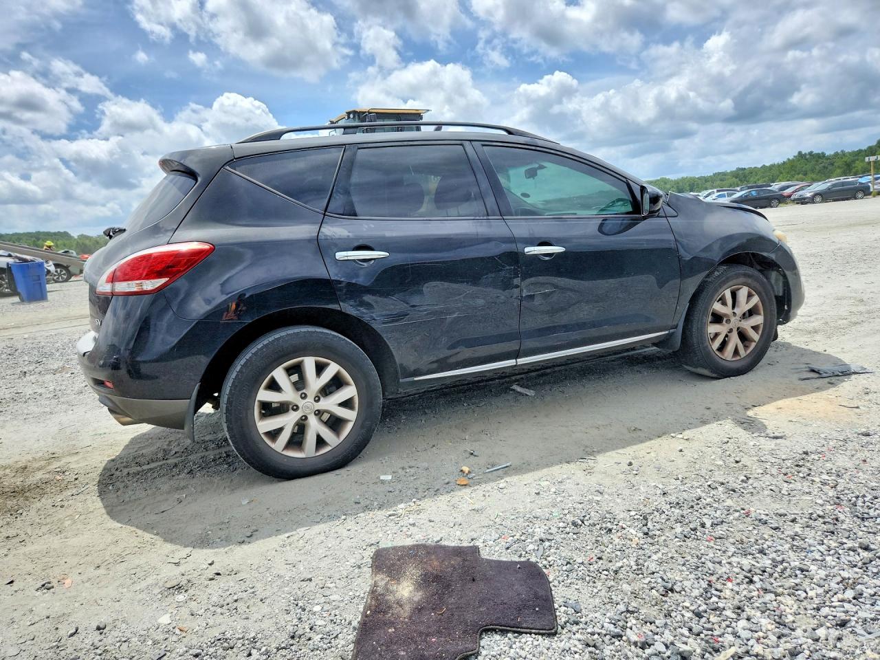 2012 Nissan Murano S Black vin: JN8AZ1MU0CW107617
