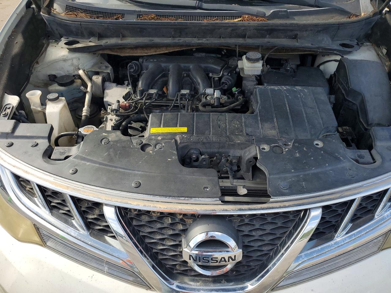 2012 Nissan Murano S White vin: JN8AZ1MU0CW113689
