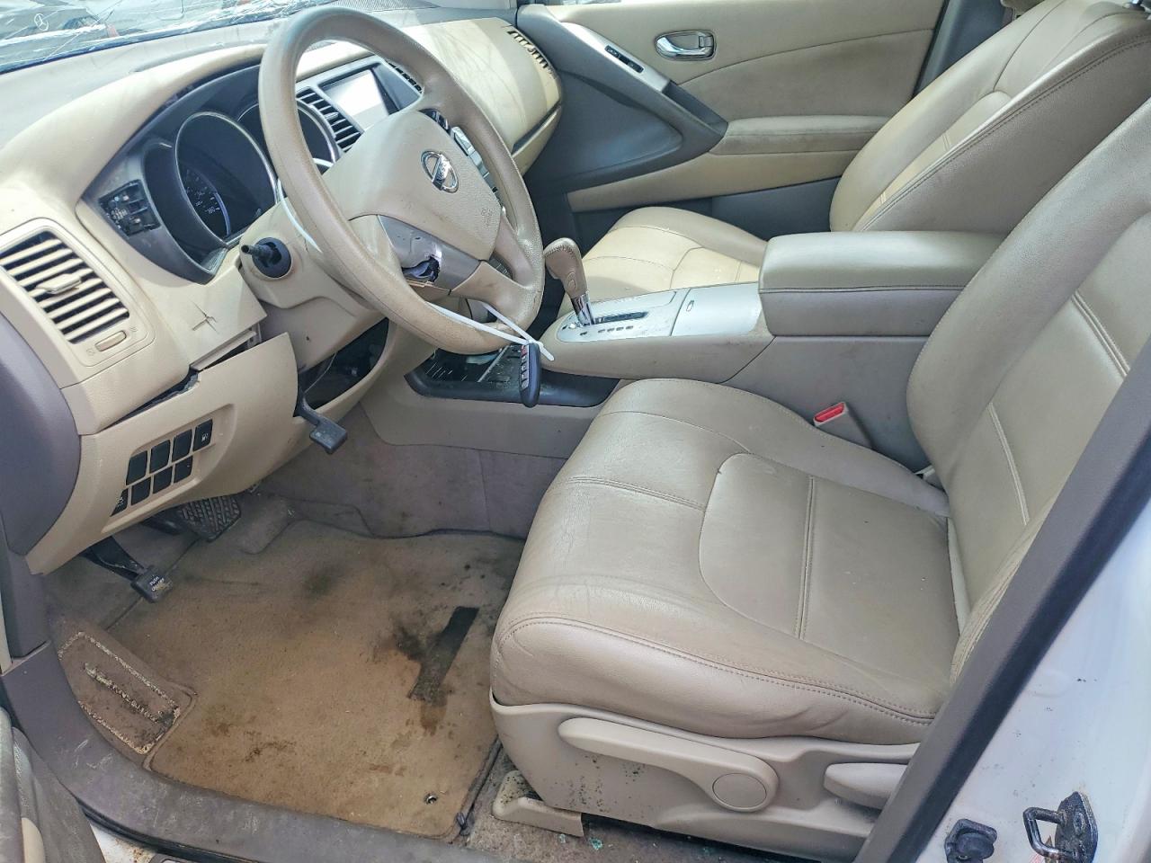 2012 Nissan Murano S White vin: JN8AZ1MU0CW113689