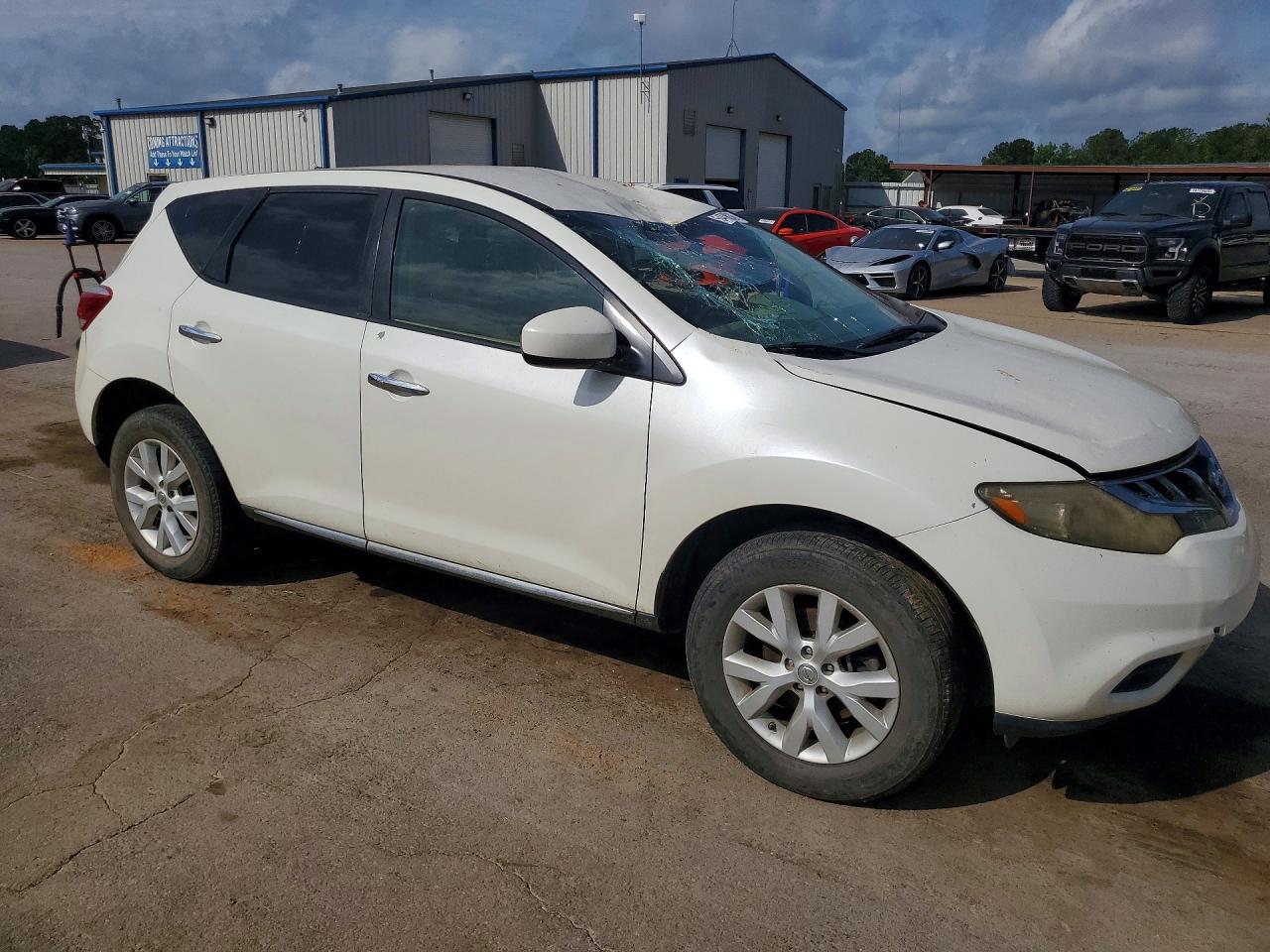 2012 Nissan Murano S White vin: JN8AZ1MU0CW113689