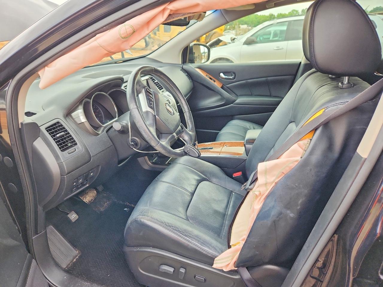 2012 Nissan Murano S Черный vin: JN8AZ1MU0CW114843