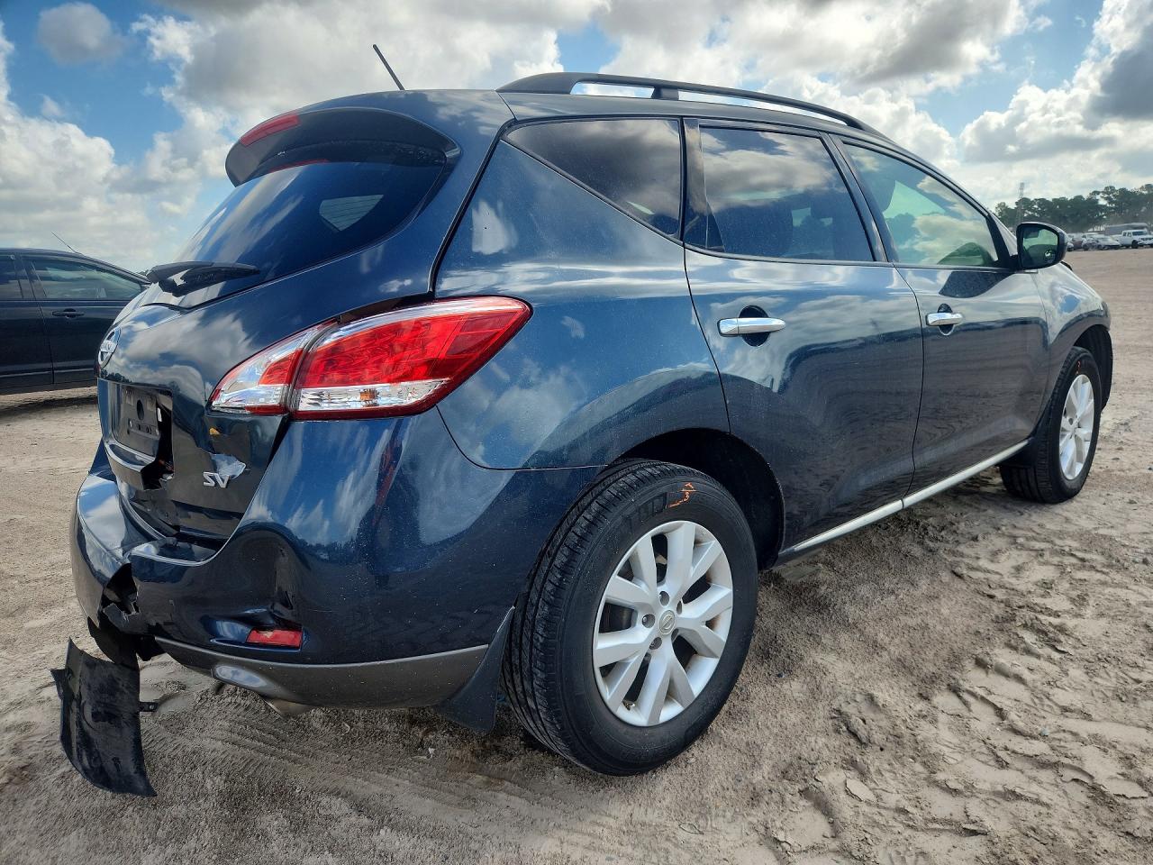 2012 Nissan Murano S Синий vin: JN8AZ1MU0CW118875