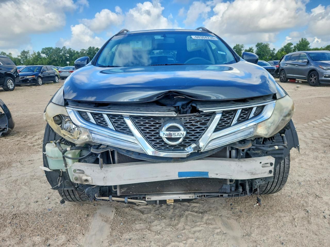 2012 Nissan Murano S Синий vin: JN8AZ1MU0CW118875