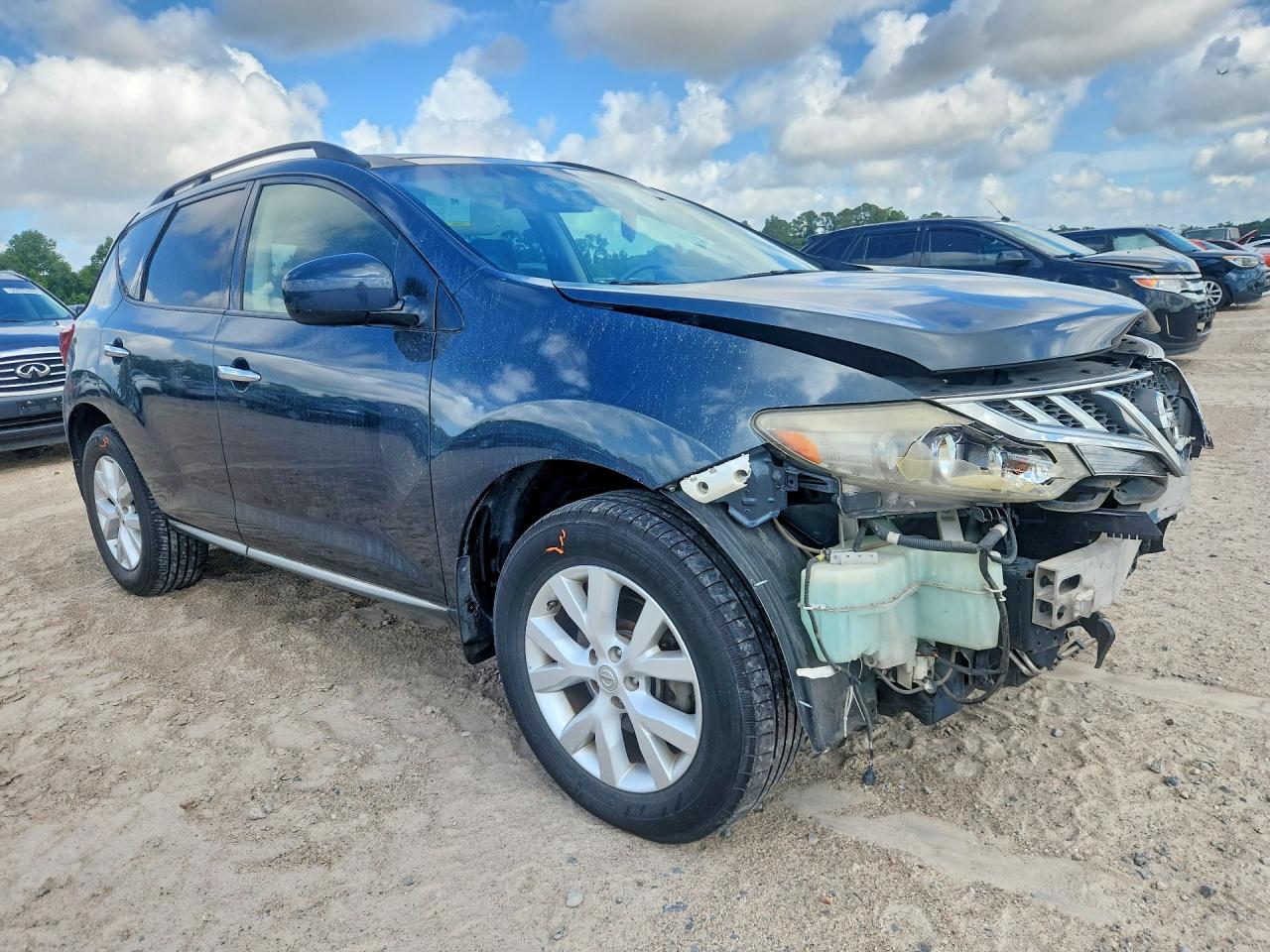 2012 Nissan Murano S Синий vin: JN8AZ1MU0CW118875