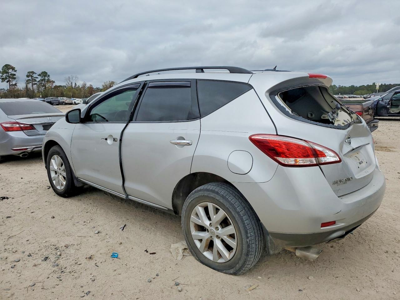 2012 Nissan Murano S Silver vin: JN8AZ1MU0CW119248