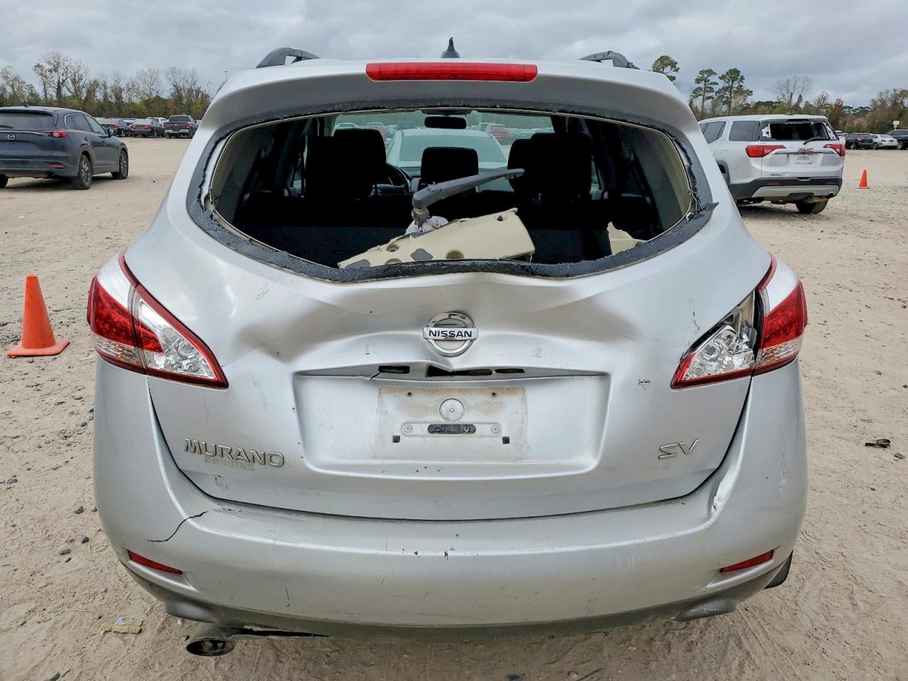 2012 Nissan Murano S Silver vin: JN8AZ1MU0CW119248