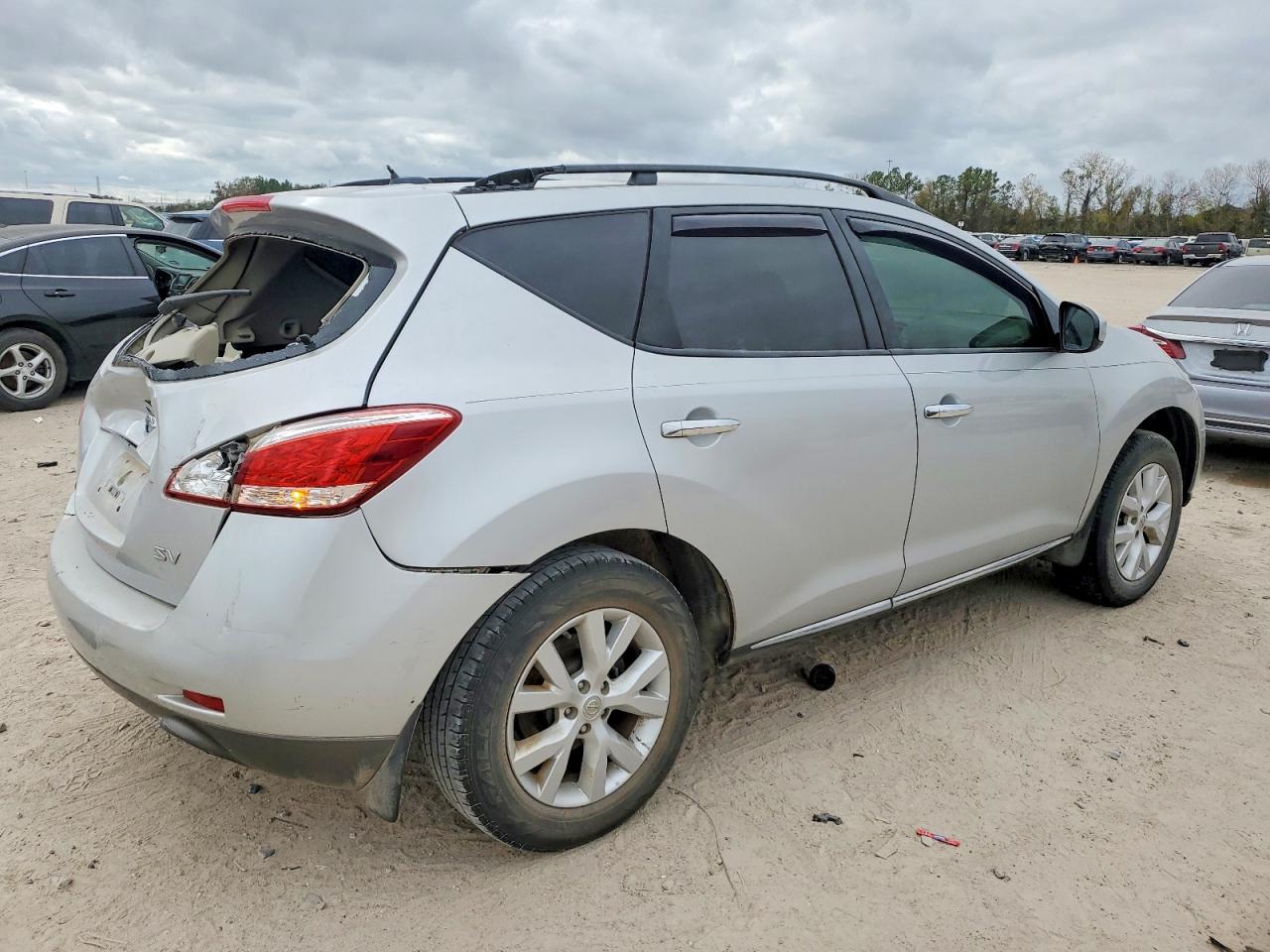 2012 Nissan Murano S Silver vin: JN8AZ1MU0CW119248