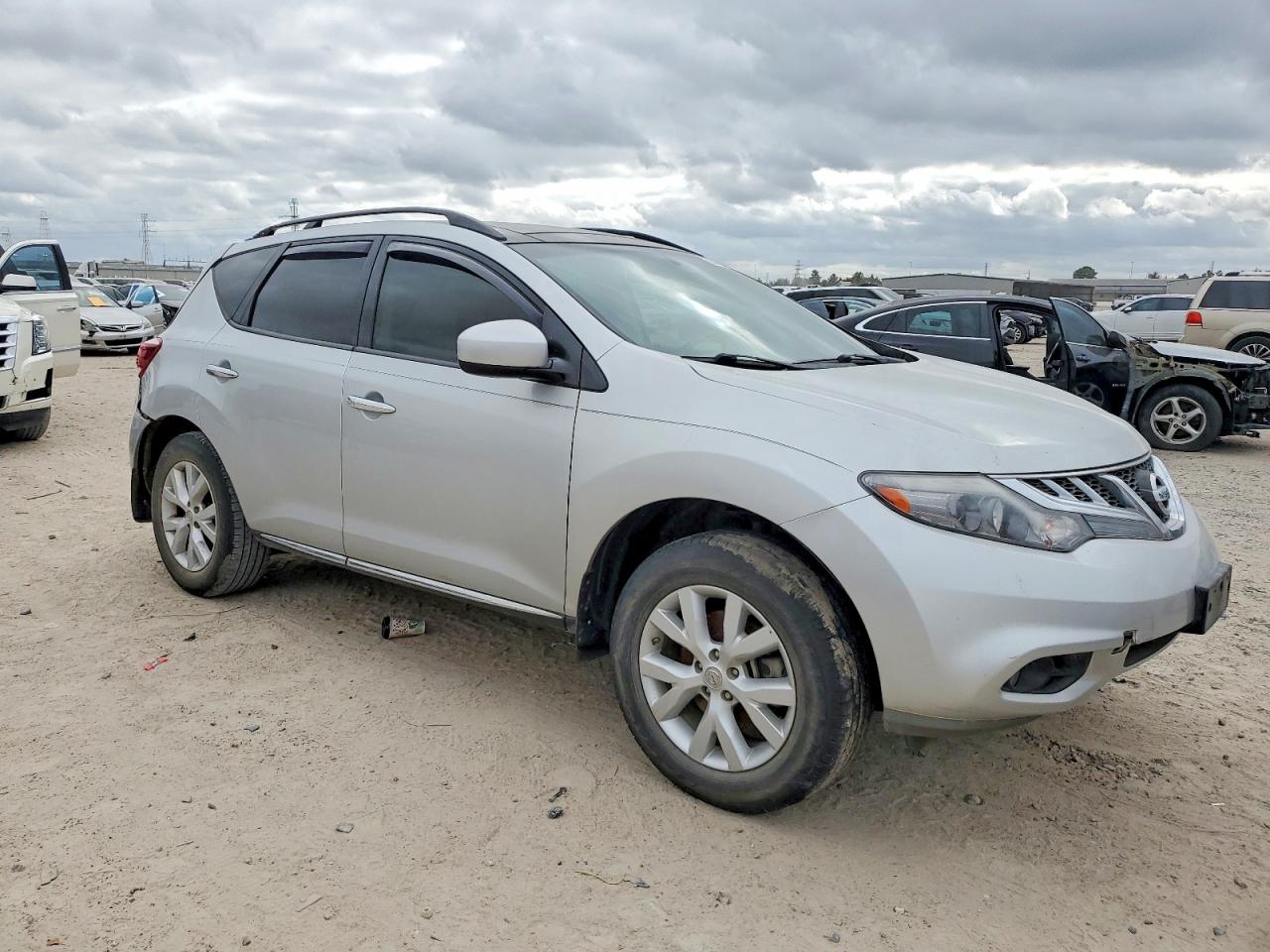 2012 Nissan Murano S Silver vin: JN8AZ1MU0CW119248