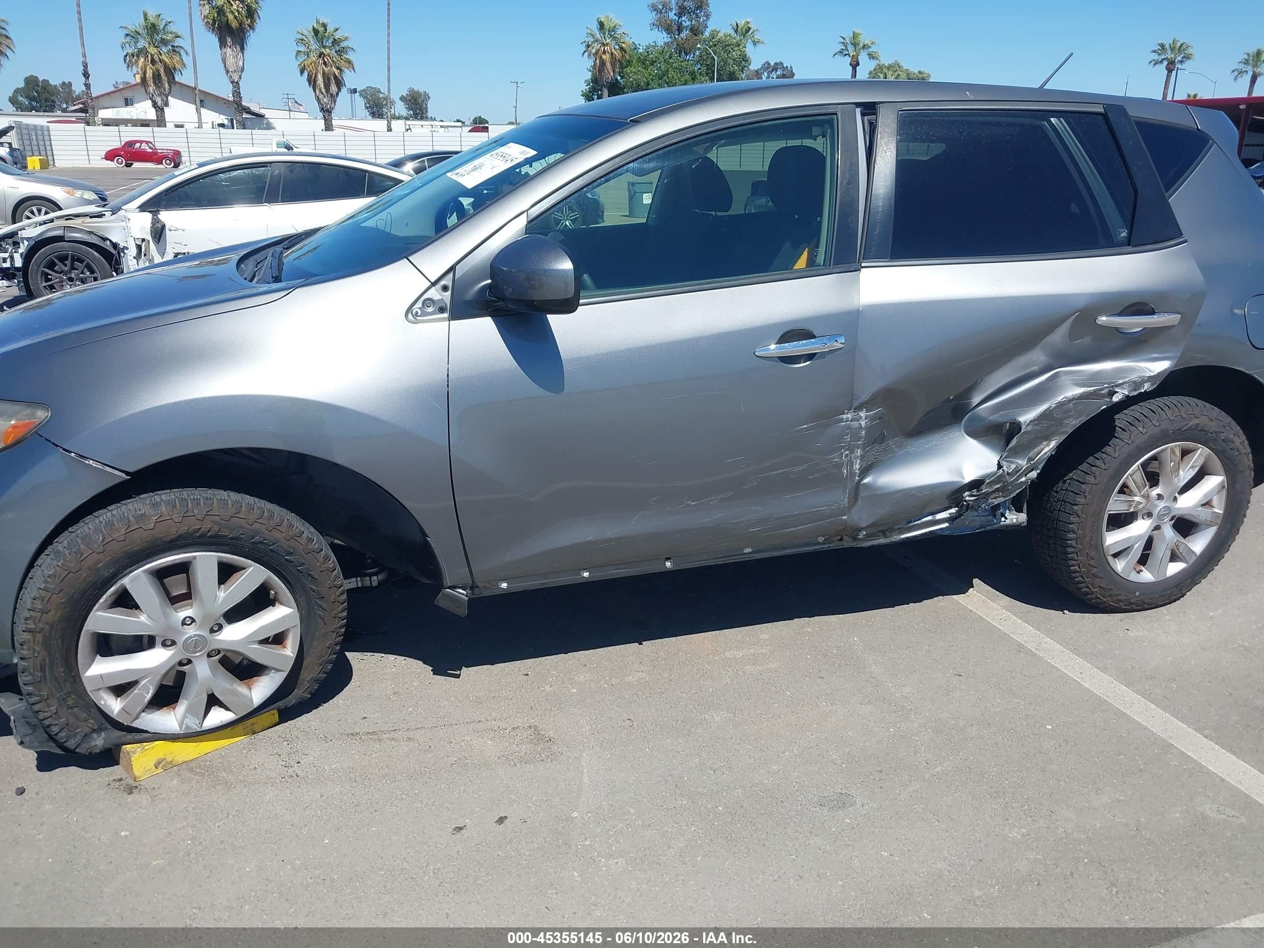 2014 Nissan Murano S Gray vin: JN8AZ1MU0EW404759