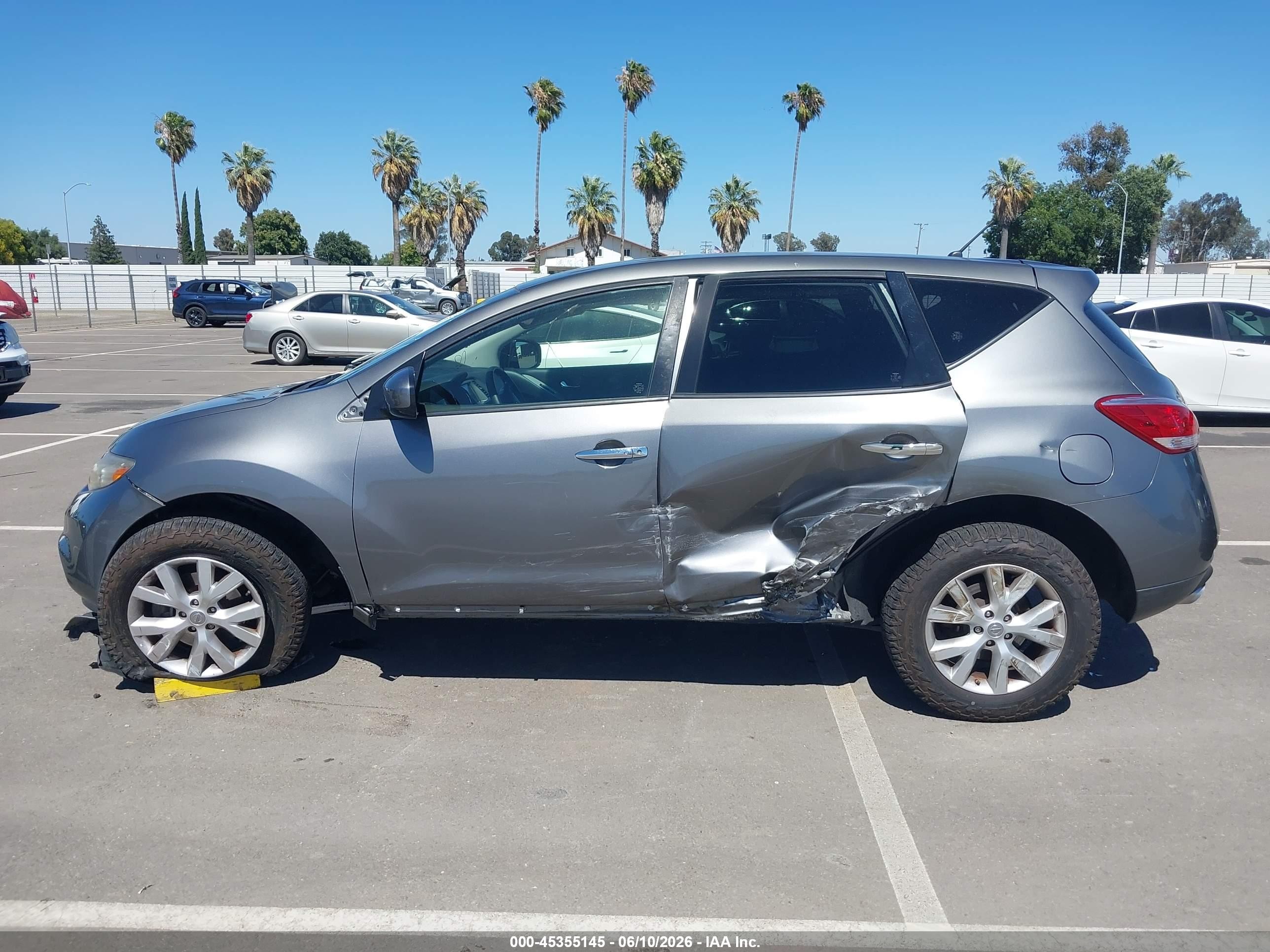 2014 Nissan Murano S Gray vin: JN8AZ1MU0EW404759