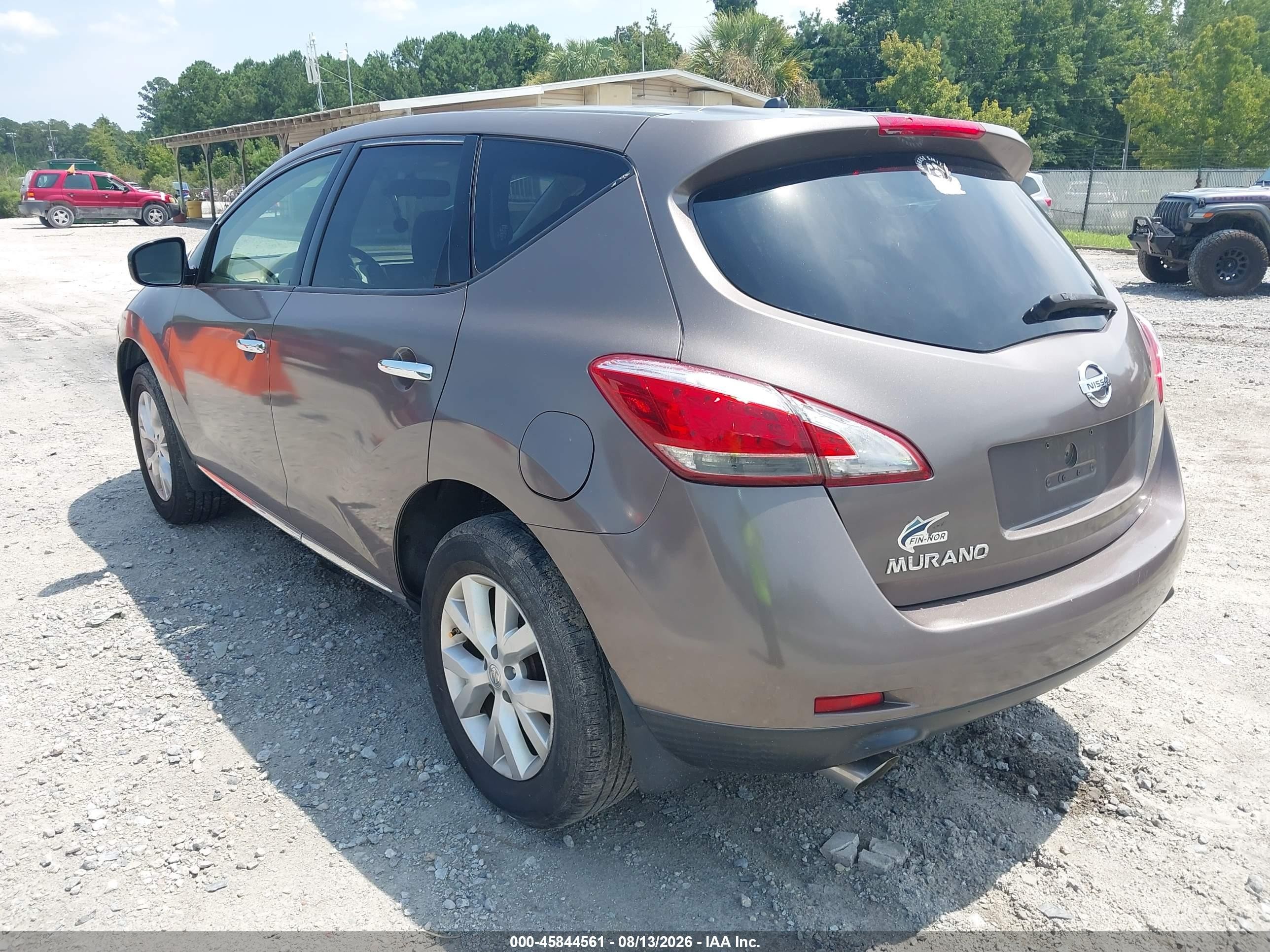 2014 Nissan Murano Le/s/sl/sv Коричневый vin: JN8AZ1MU0EW407127