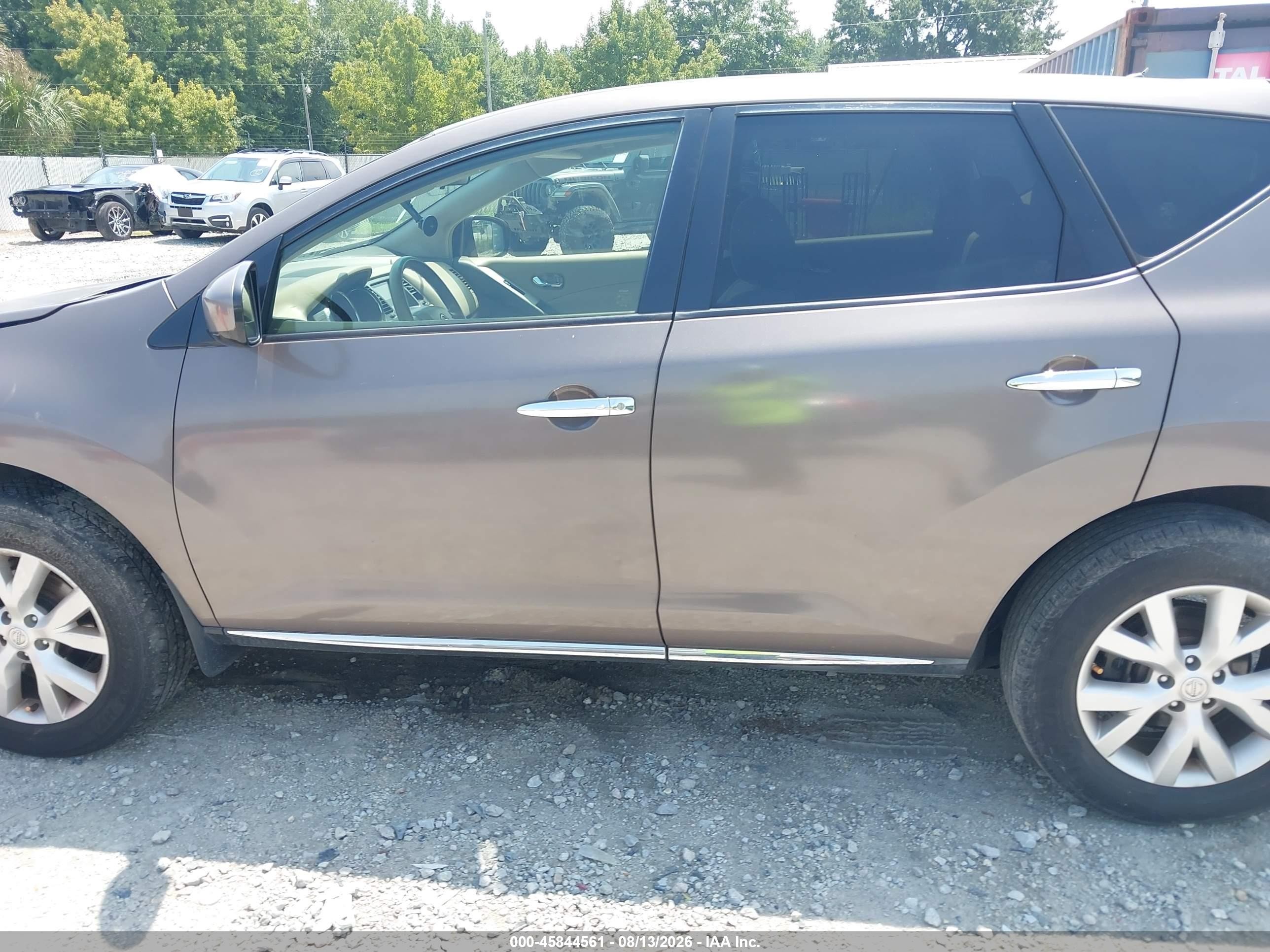 2014 Nissan Murano Le/s/sl/sv Коричневый vin: JN8AZ1MU0EW407127