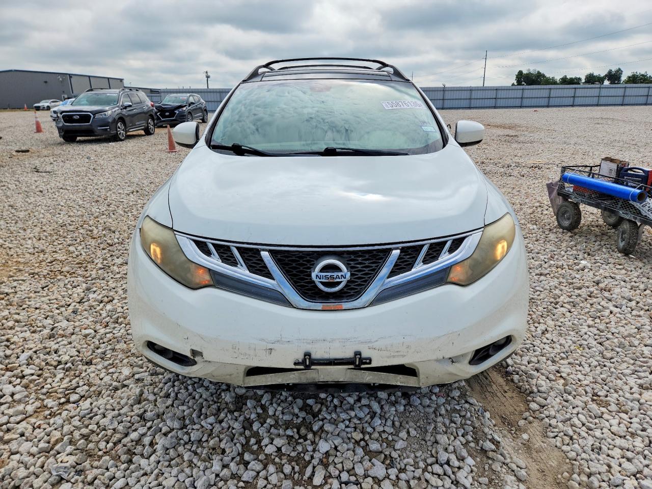 2014 Nissan Murano Sl White vin: JN8AZ1MU0EW409475