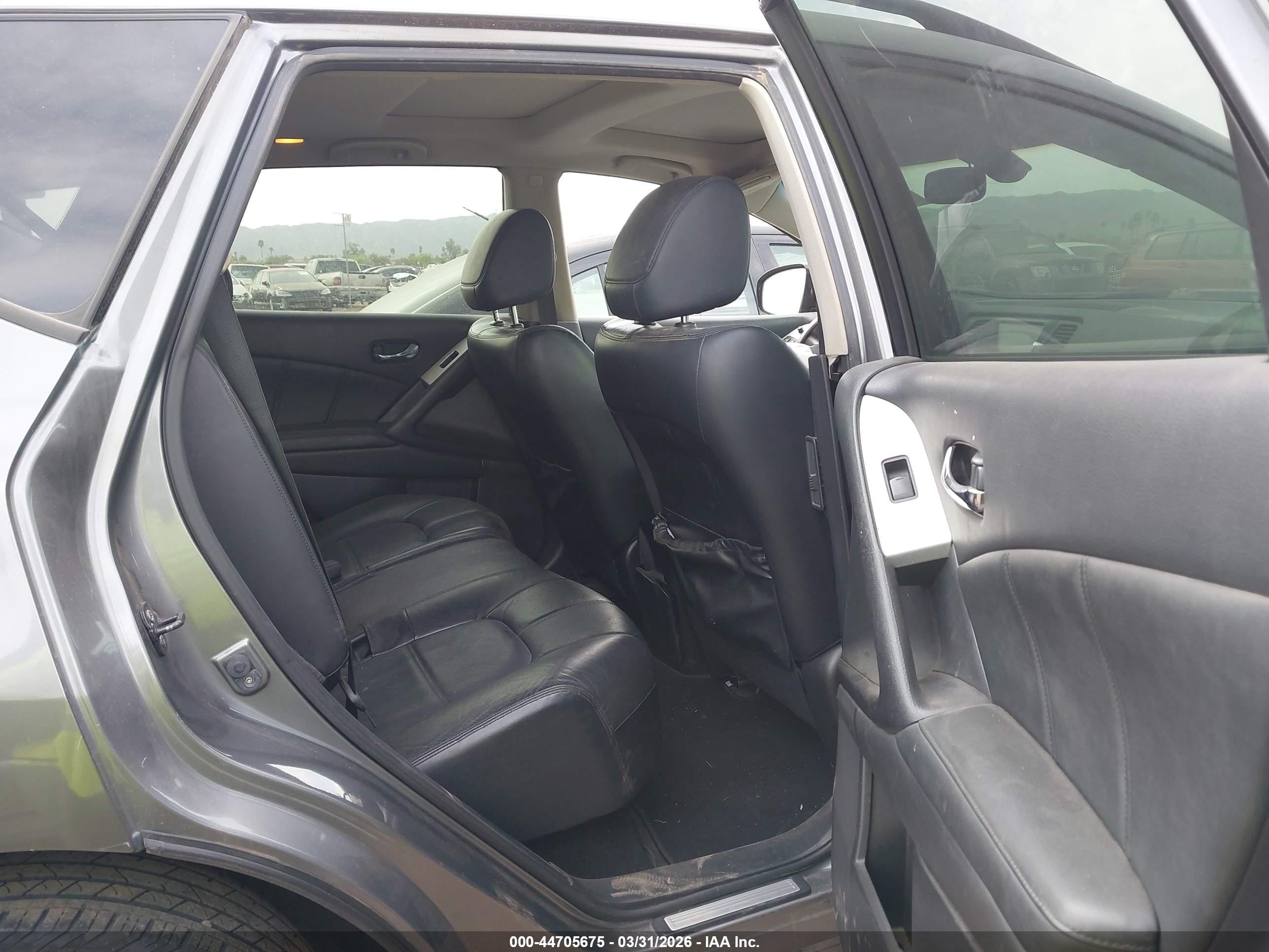2014 Nissan Murano Sl Gray vin: JN8AZ1MU0EW415129
