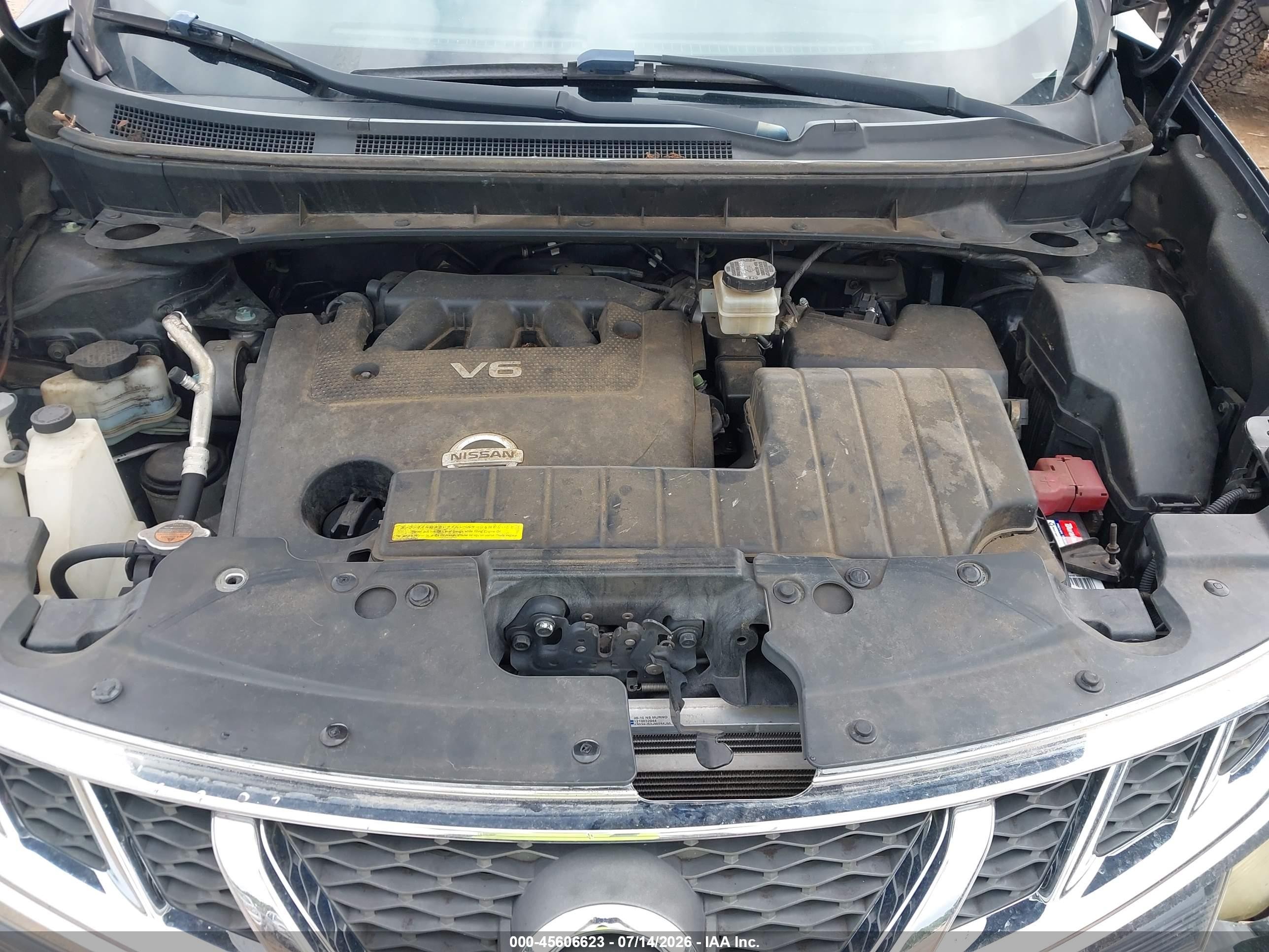 2014 Nissan Murano S Black vin: JN8AZ1MU0EW419262