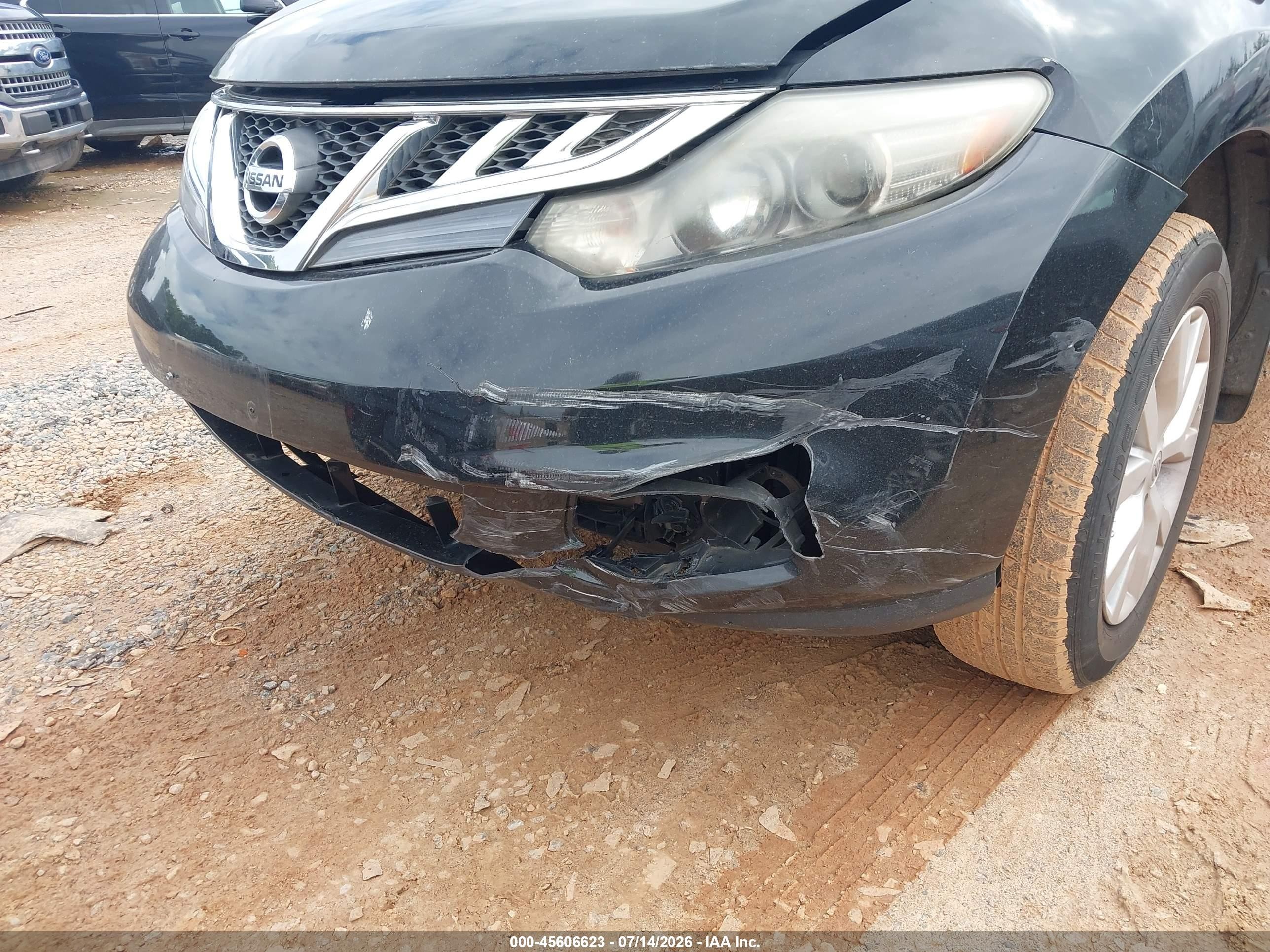 2014 Nissan Murano S Black vin: JN8AZ1MU0EW419262