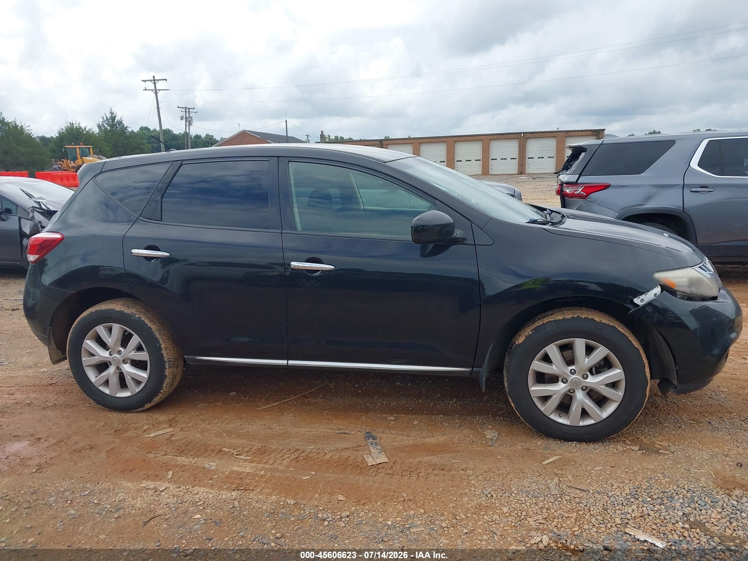 2014 Nissan Murano S Black vin: JN8AZ1MU0EW419262