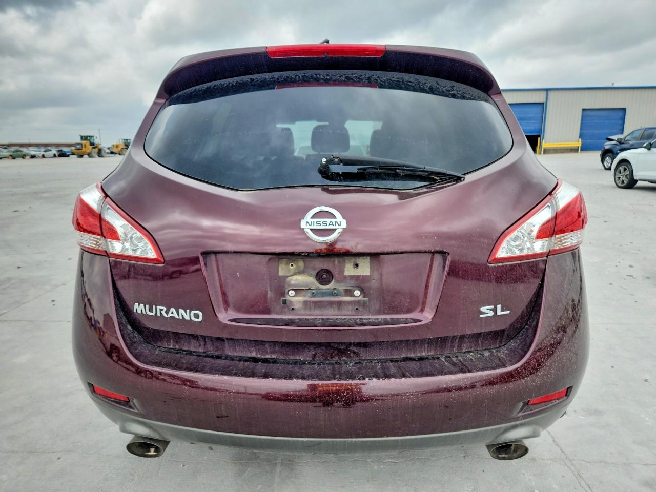 2014 Nissan Murano Sl Бордовый vin: JN8AZ1MU0EW420427