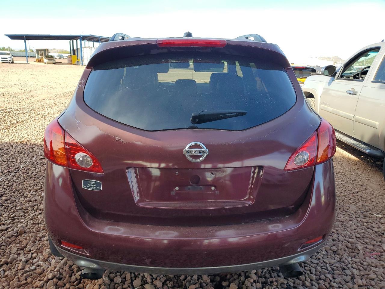 2010 Nissan Murano S Burgundy vin: JN8AZ1MU1AW002176