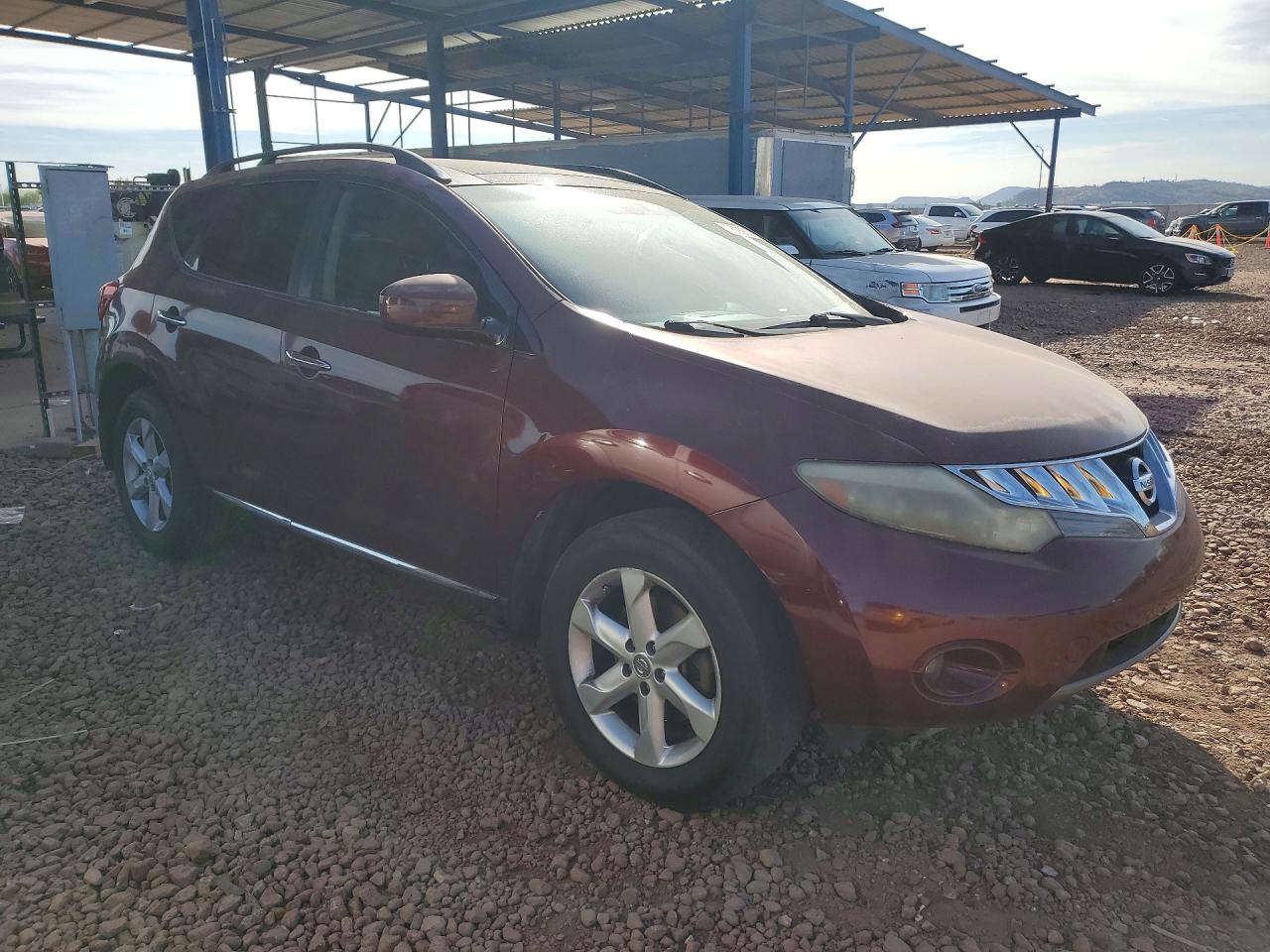 2010 Nissan Murano S Burgundy vin: JN8AZ1MU1AW002176