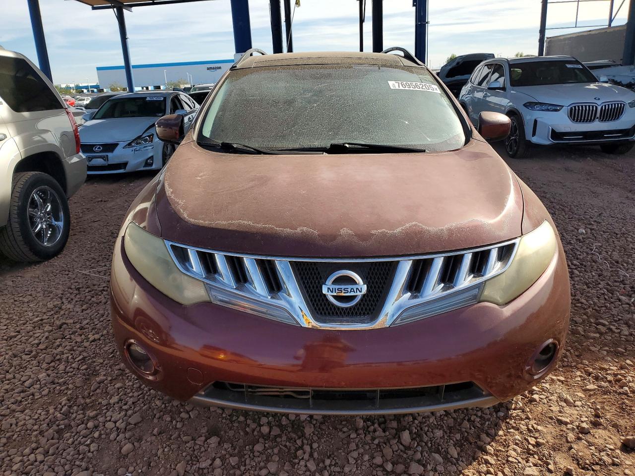 2010 Nissan Murano S Burgundy vin: JN8AZ1MU1AW002176