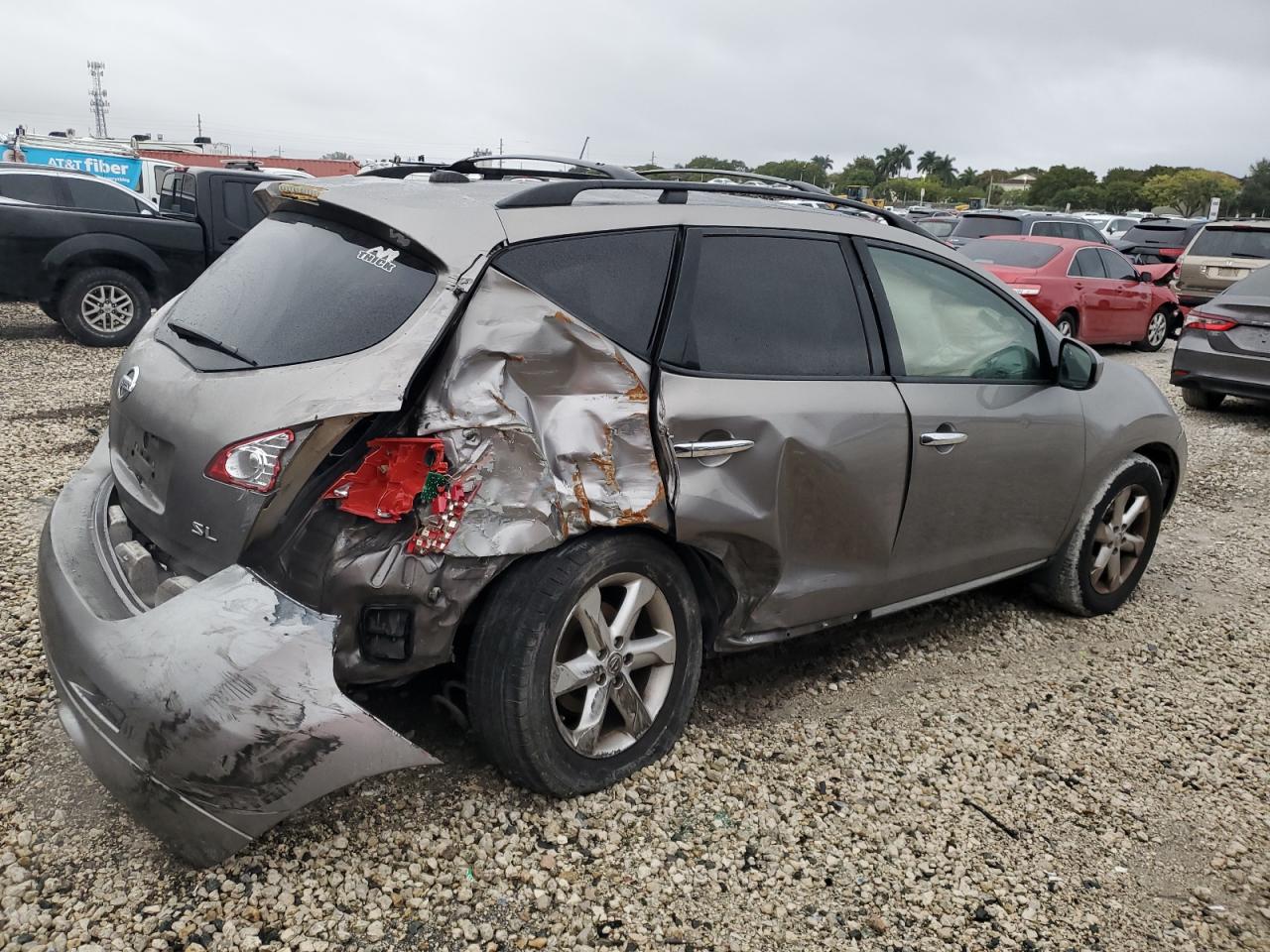 2010 Nissan Murano S Gray vin: JN8AZ1MU1AW006227