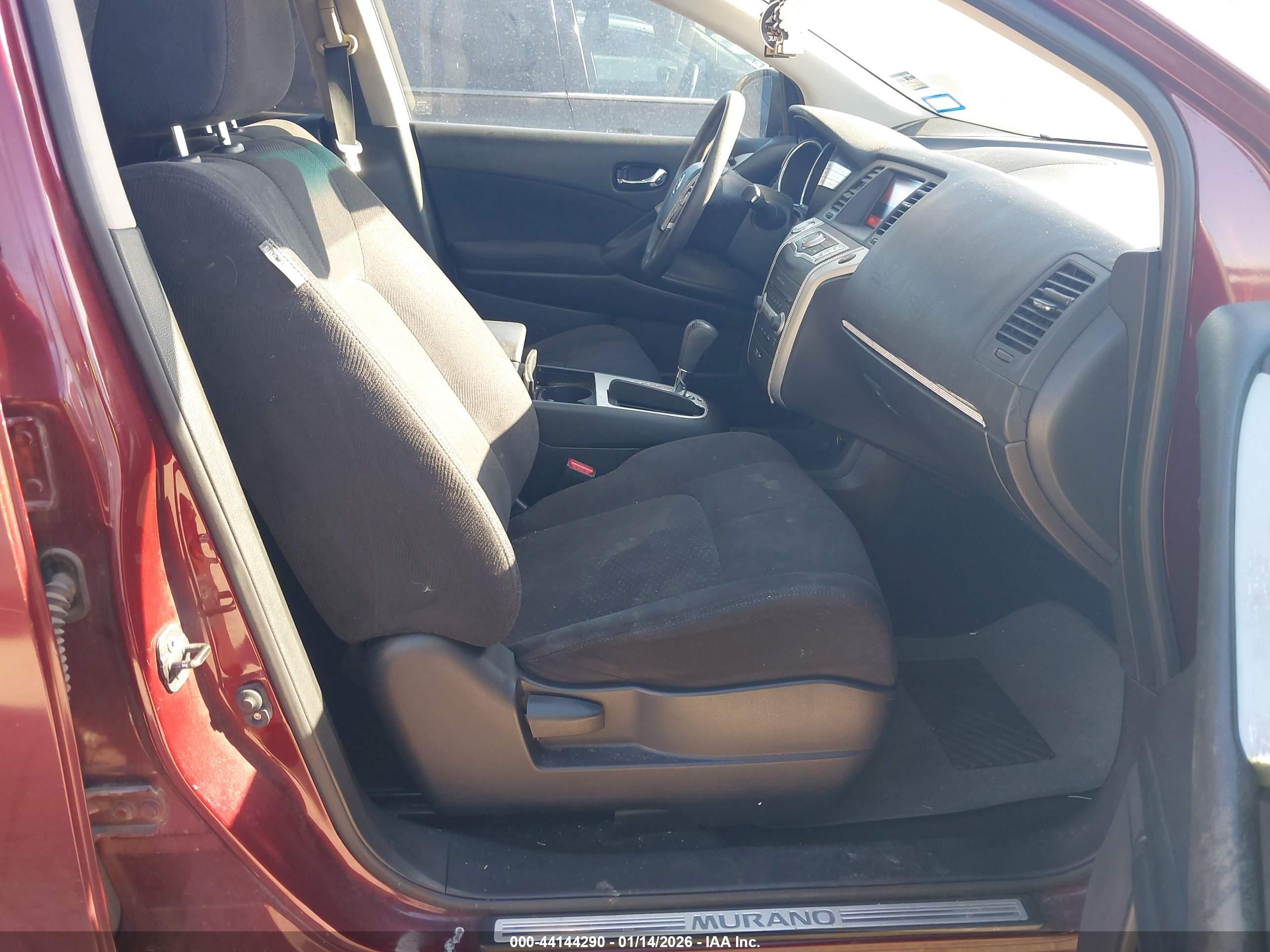2010 Nissan Murano S Red vin: JN8AZ1MU1AW021052