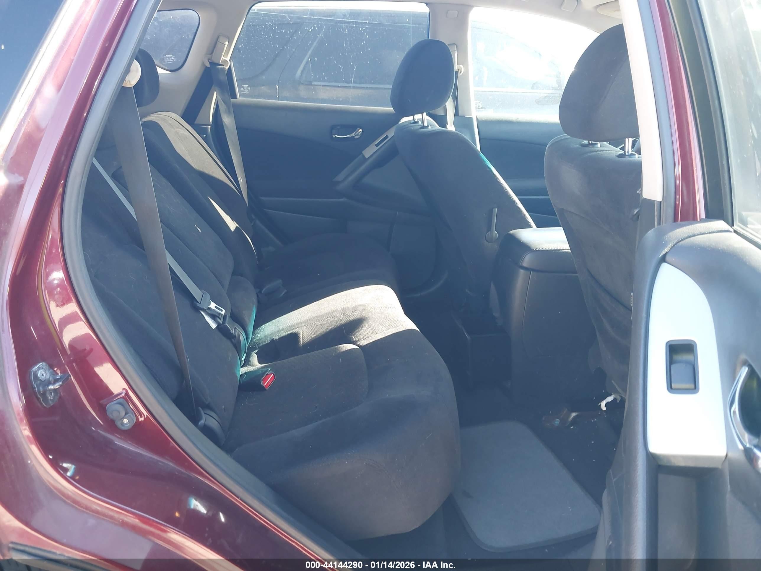 2010 Nissan Murano S Red vin: JN8AZ1MU1AW021052