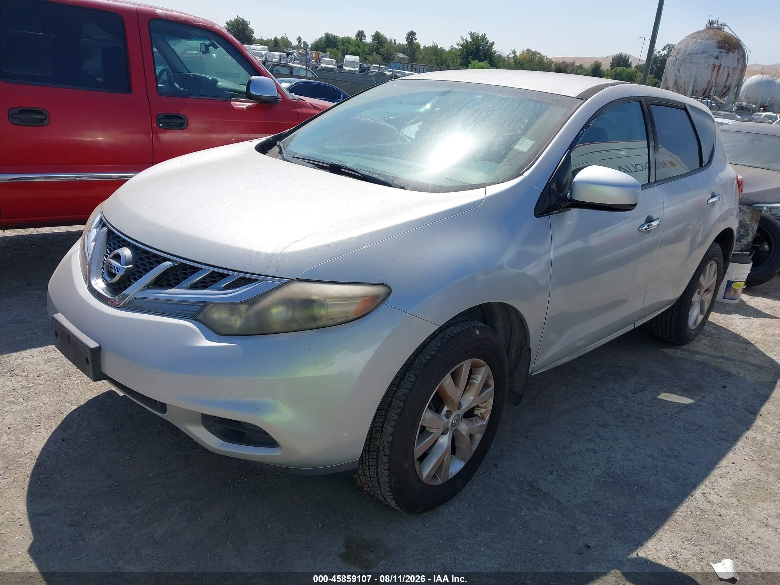 2011 Nissan Murano S Gray vin: JN8AZ1MU1BW059365