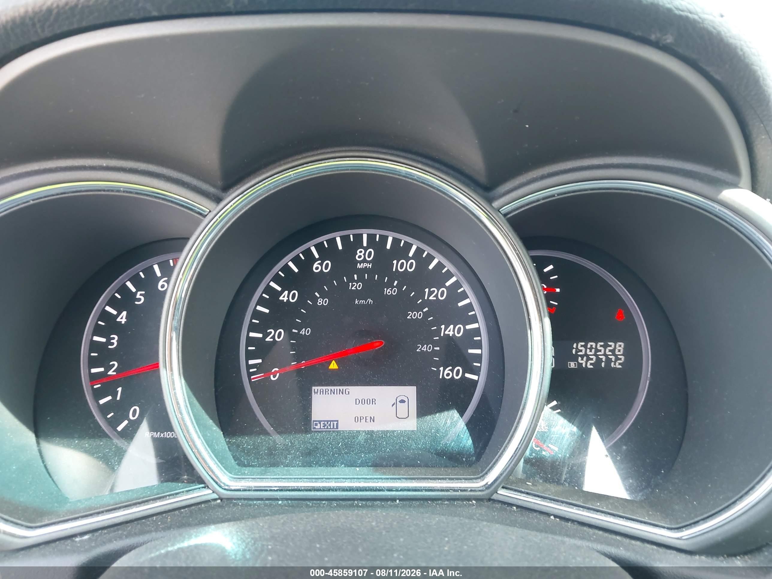 2011 Nissan Murano S Gray vin: JN8AZ1MU1BW059365