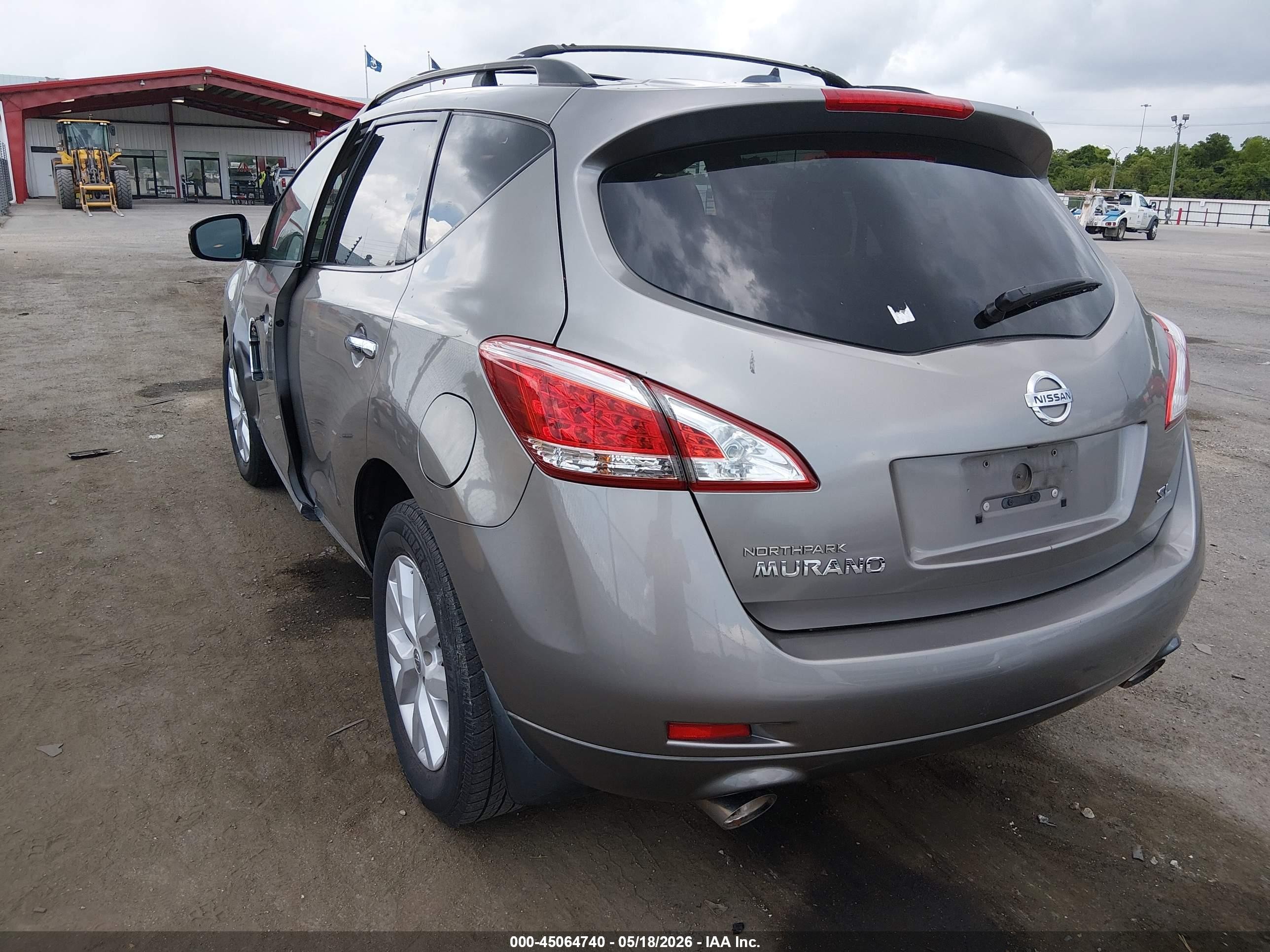 2012 Nissan Murano Sl Gray vin: JN8AZ1MU1CW103639