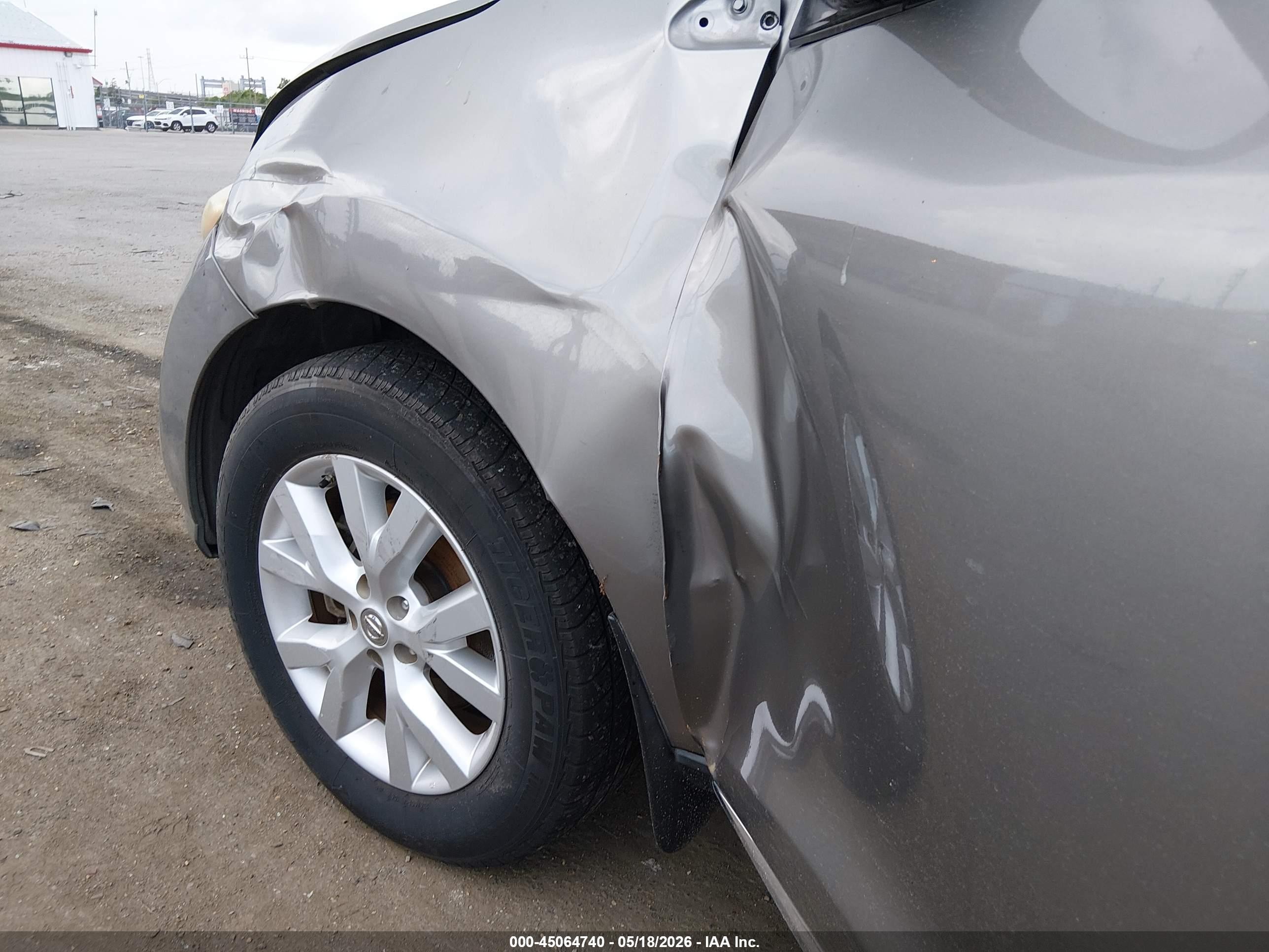 2012 Nissan Murano Sl Gray vin: JN8AZ1MU1CW103639