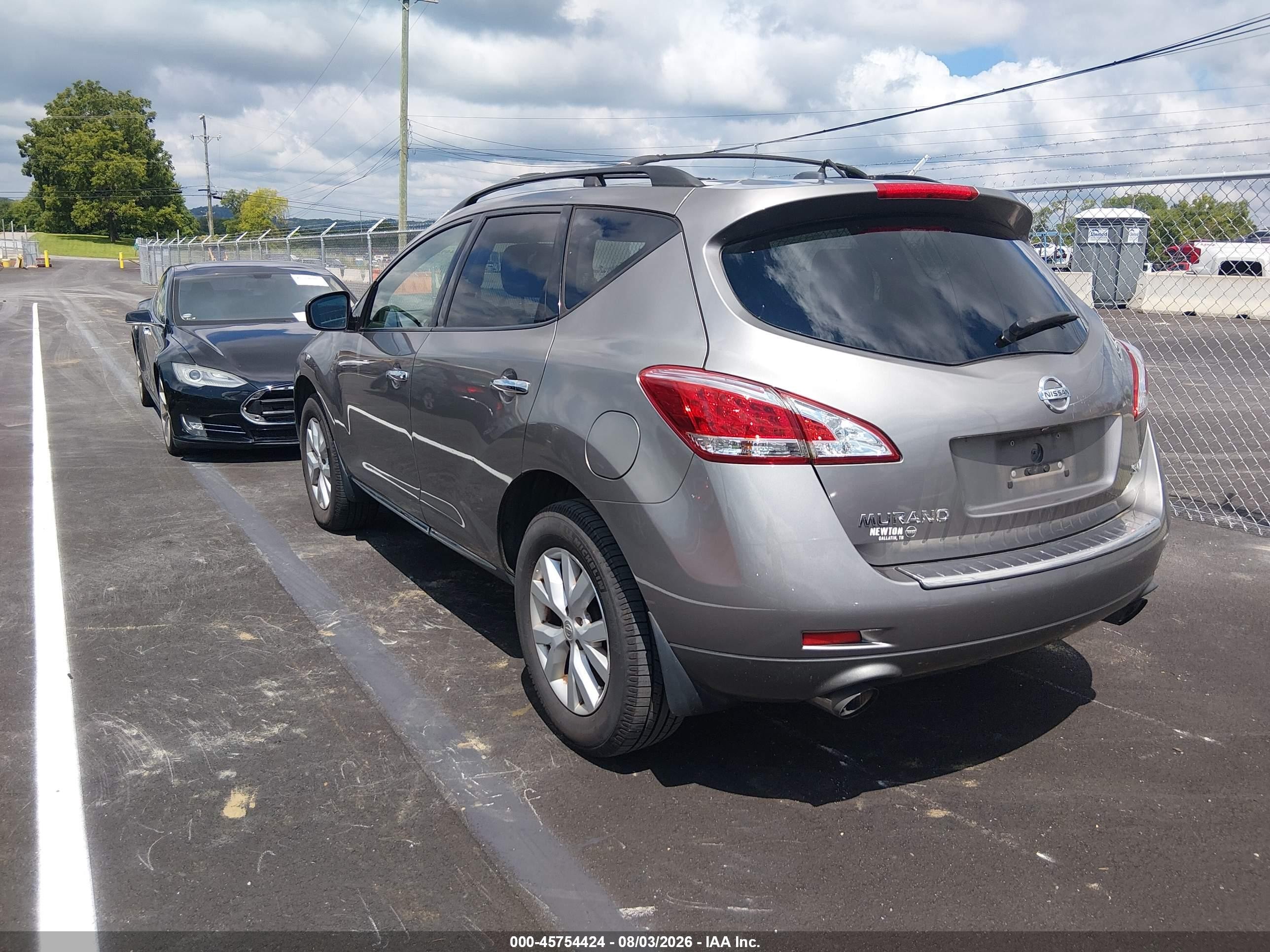 2012 Nissan Murano Sv Gray vin: JN8AZ1MU1CW104757