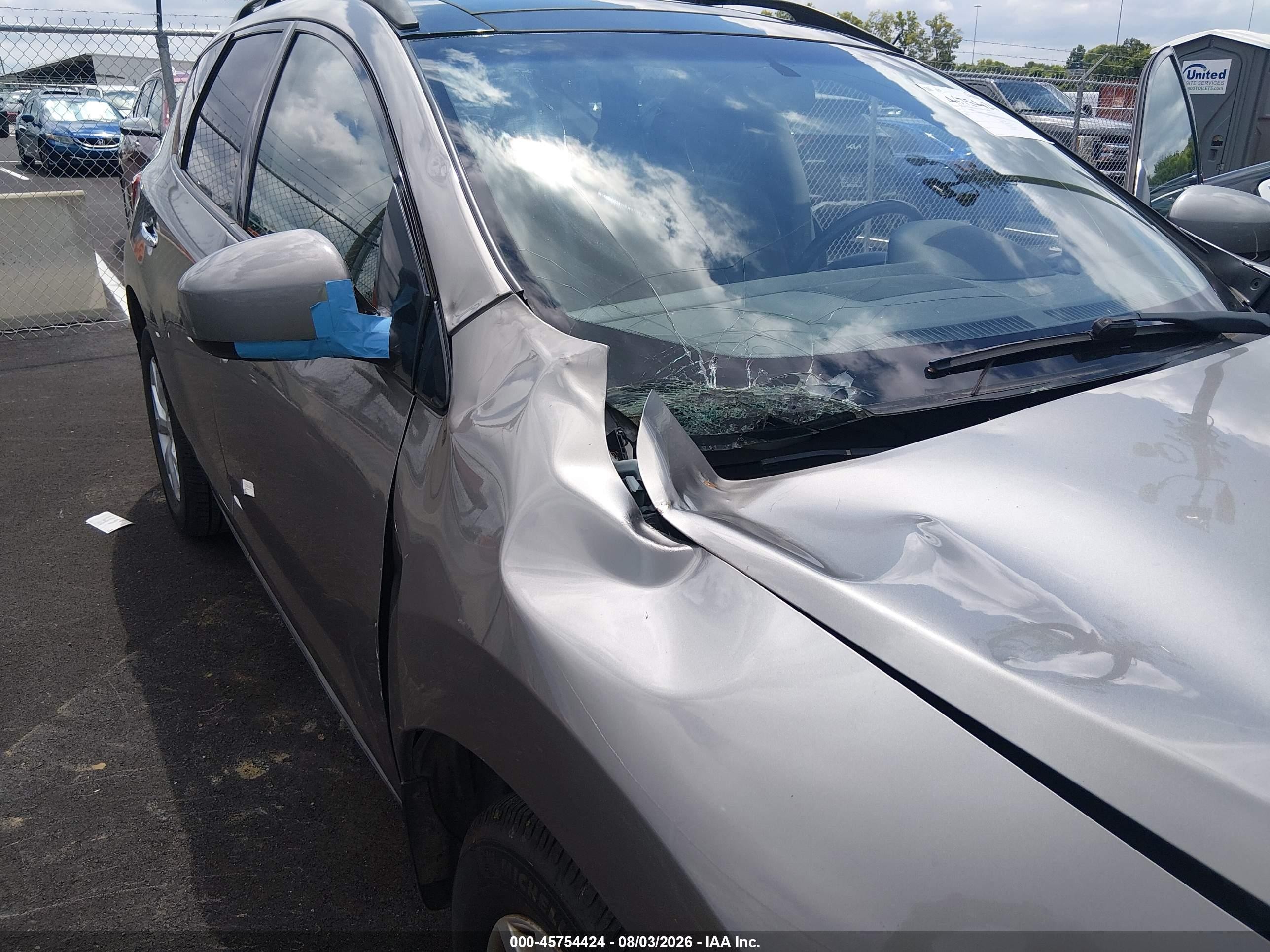 2012 Nissan Murano Sv Gray vin: JN8AZ1MU1CW104757