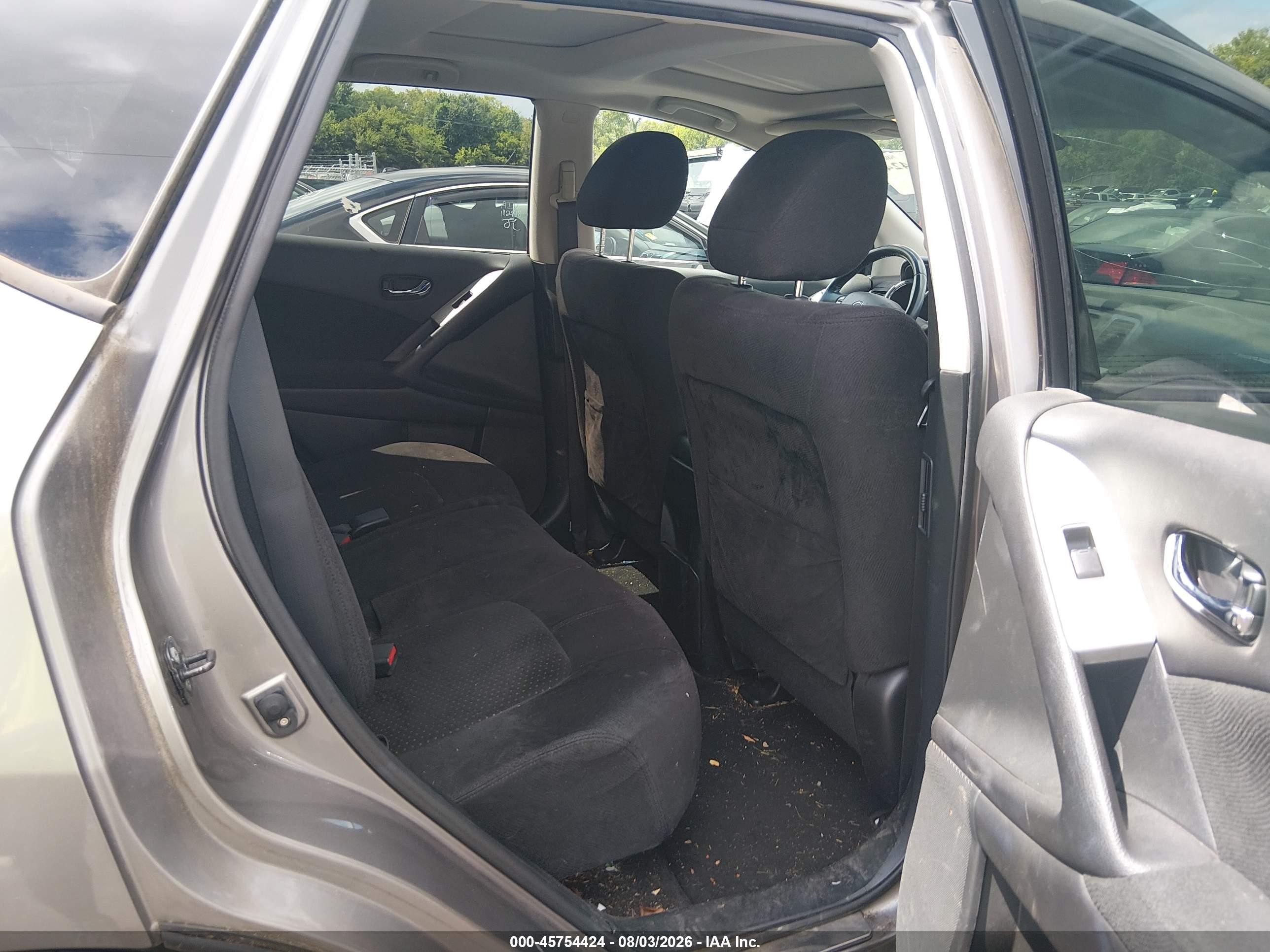 2012 Nissan Murano Sv Gray vin: JN8AZ1MU1CW104757